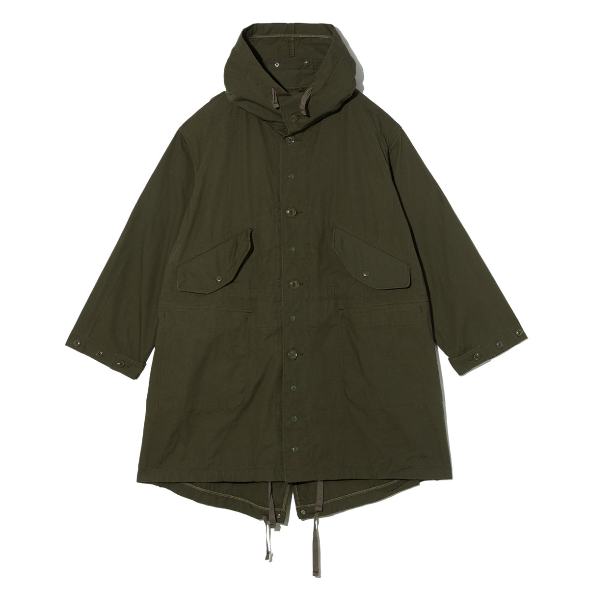 Highland Parka - Olive Heavyweight Cotton Ripstop