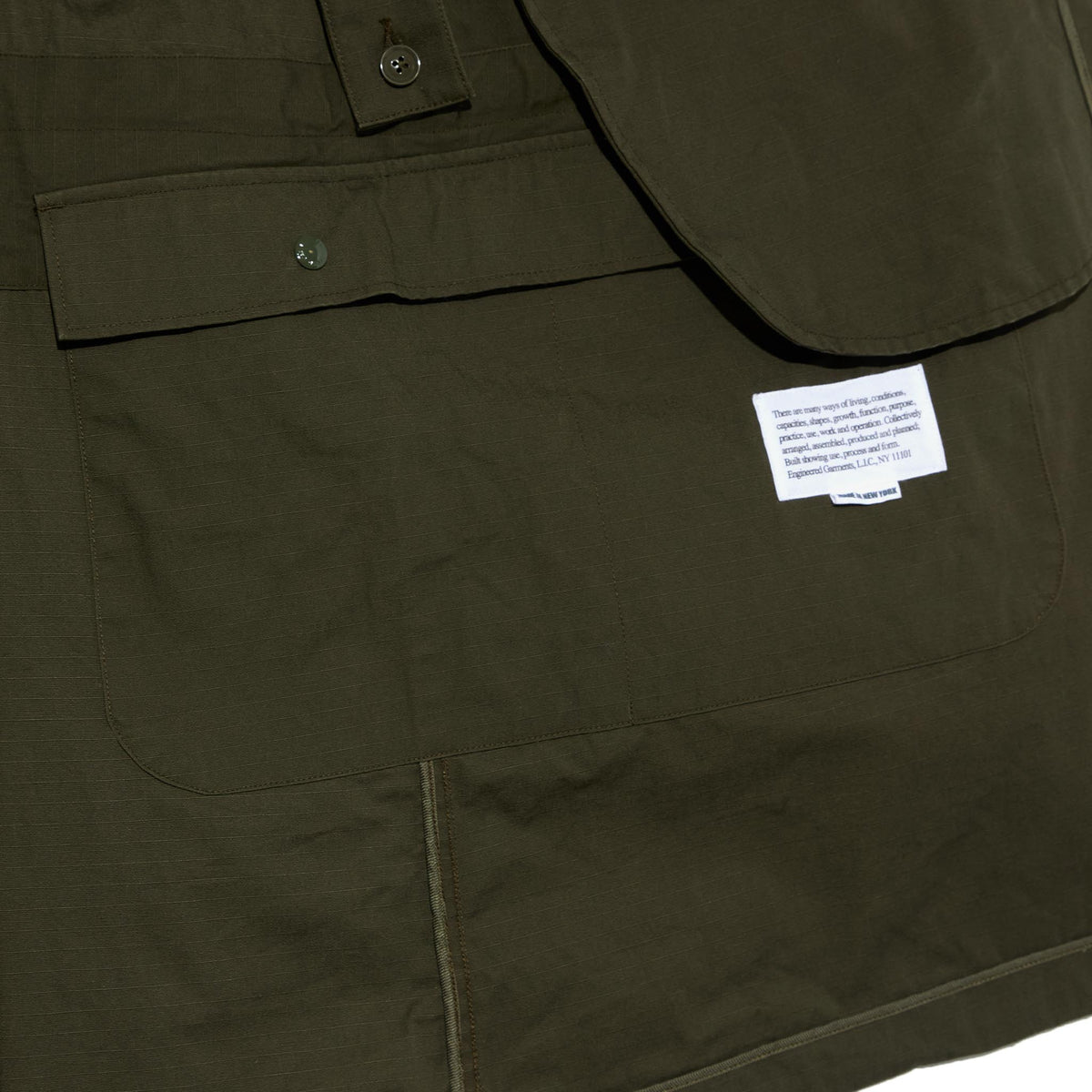 Highland Parka - Olive Heavyweight Cotton Ripstop