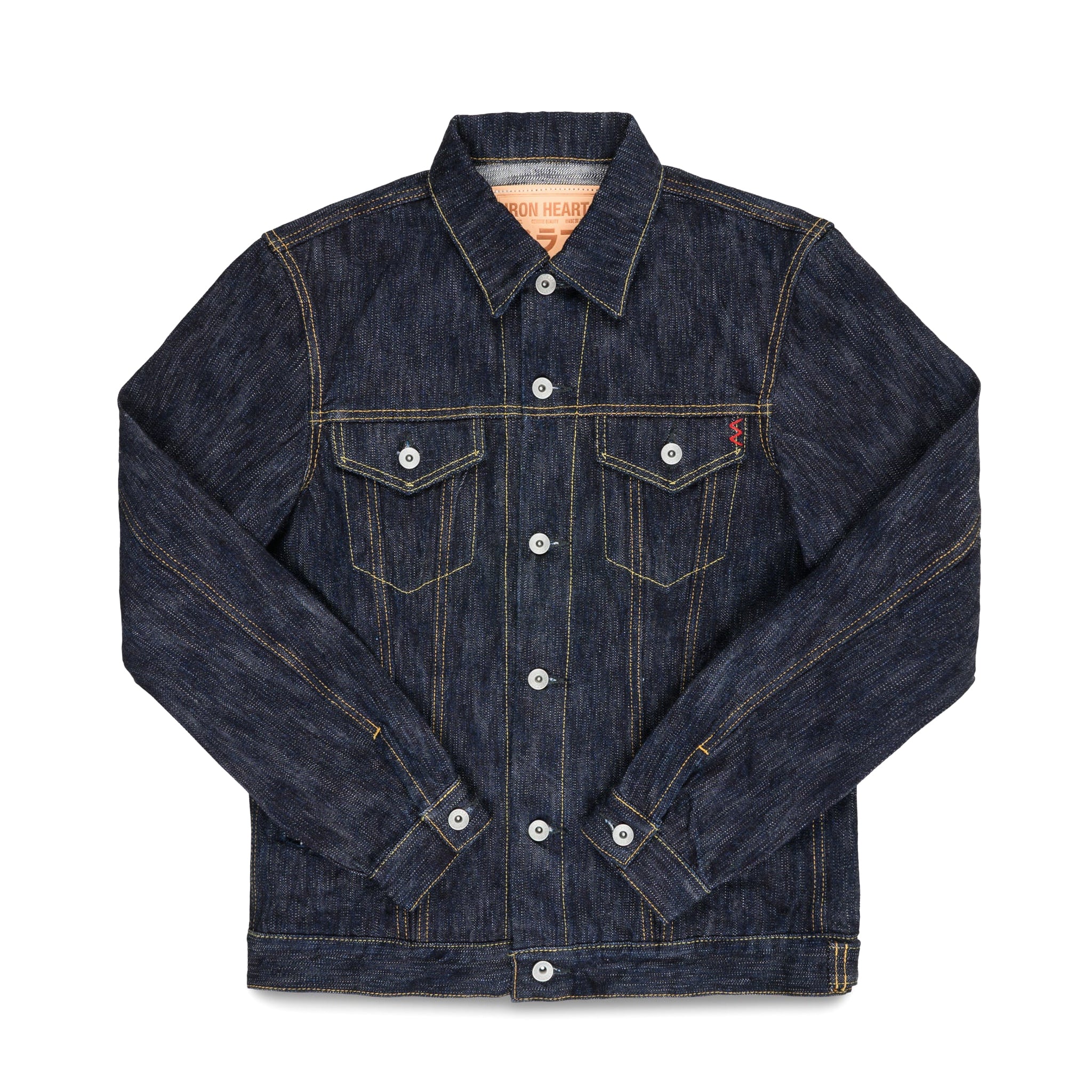 IH-526J-SLB - 16oz Slubby Selvedge Denim Type III Jacket - Indigo