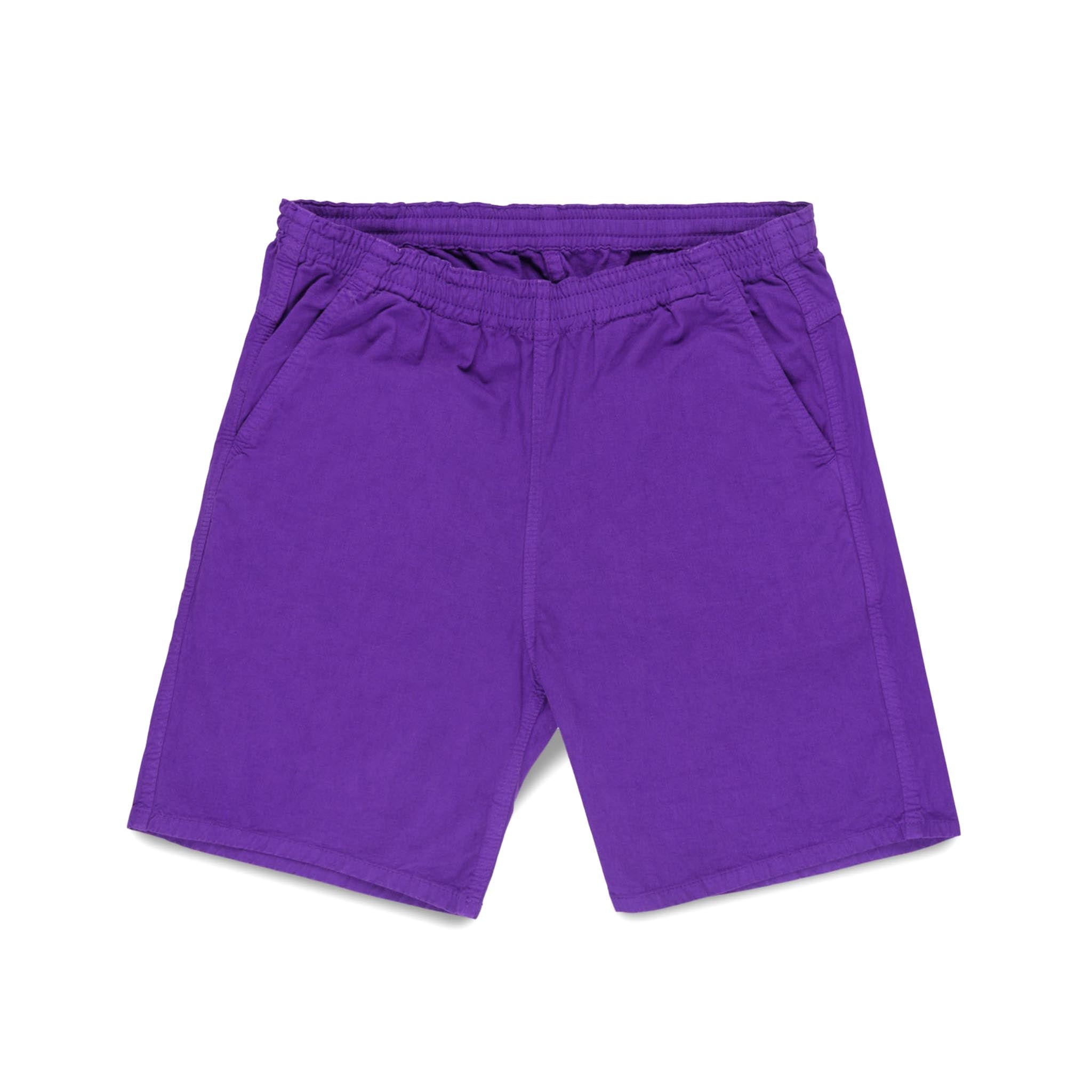Iron Heart IH-729-PUR Cotton Easy Shorts Purple | BlackBlue