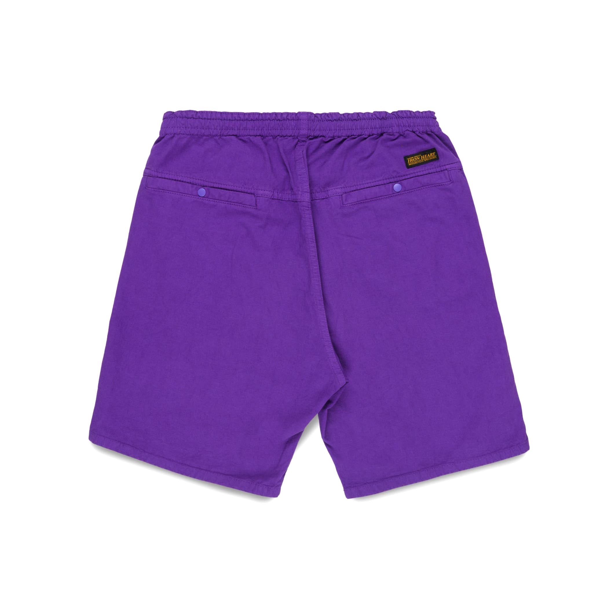 Iron Heart IH-729-PUR Cotton Easy Shorts Purple | BlackBlue