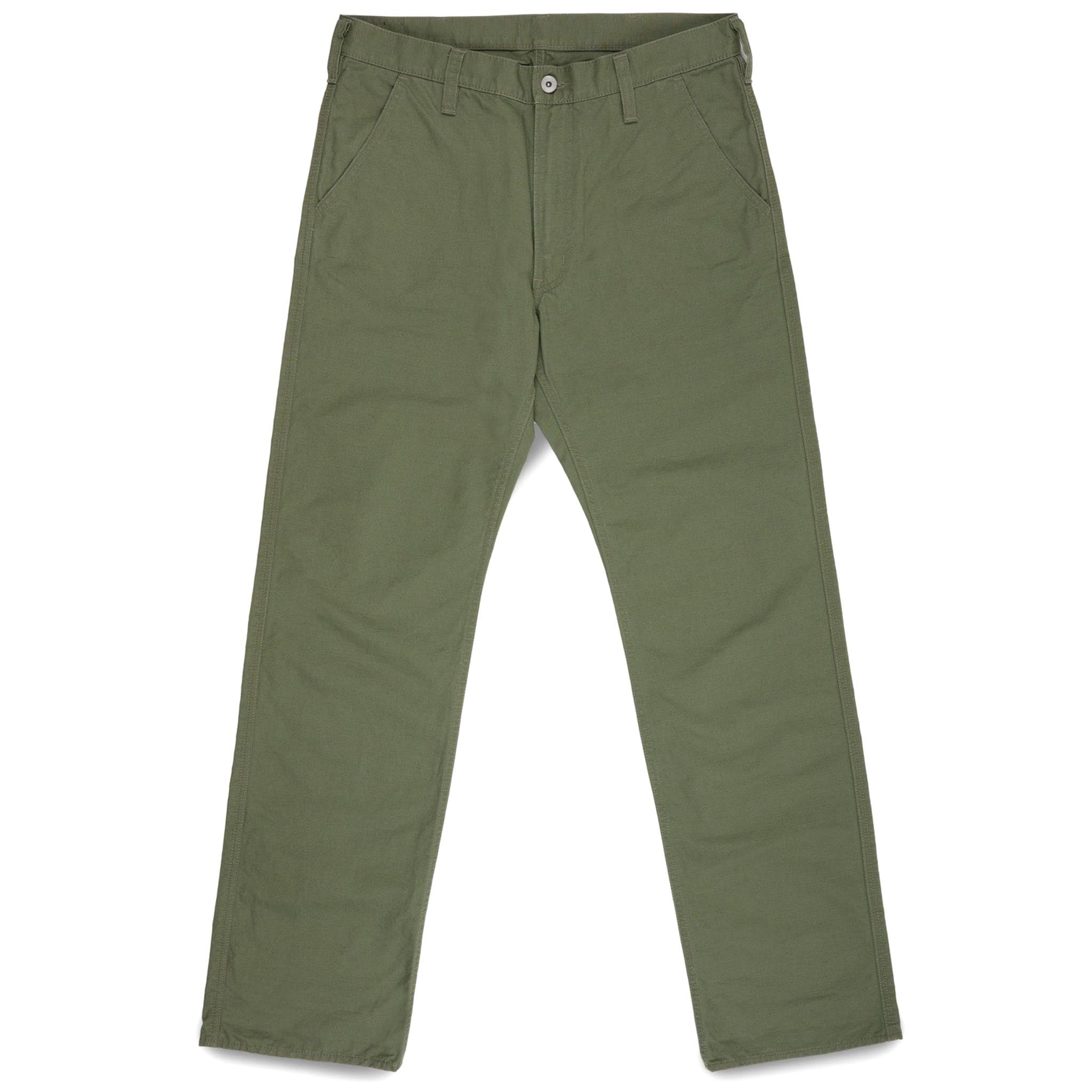 IH-746-GRN 8oz Ripstop Wide Pants Army Green | BlackBlue