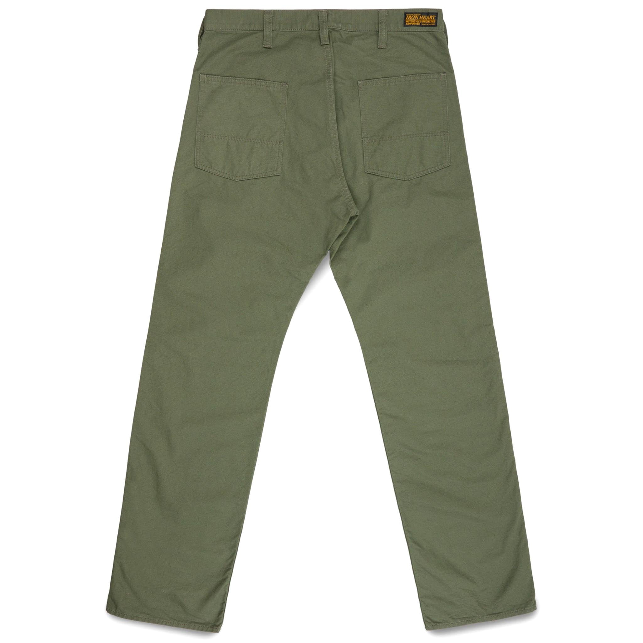 IH-746-GRN 8oz Ripstop Wide Pants Army Green | BlackBlue