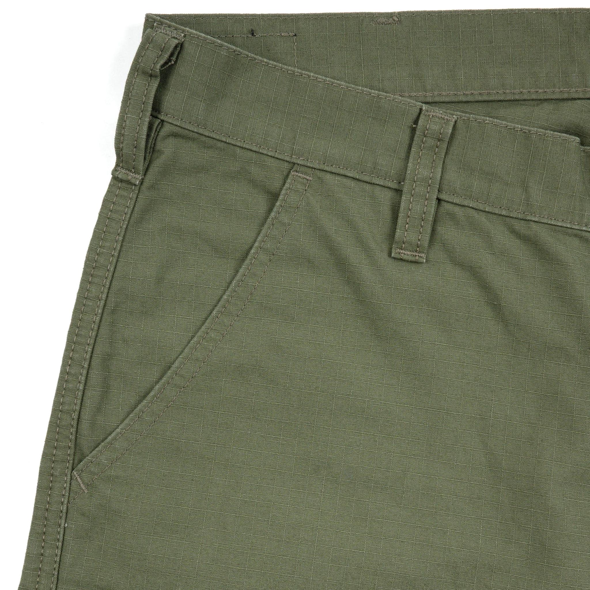 IH-746-GRN 8oz Ripstop Wide Pants Army Green | BlackBlue