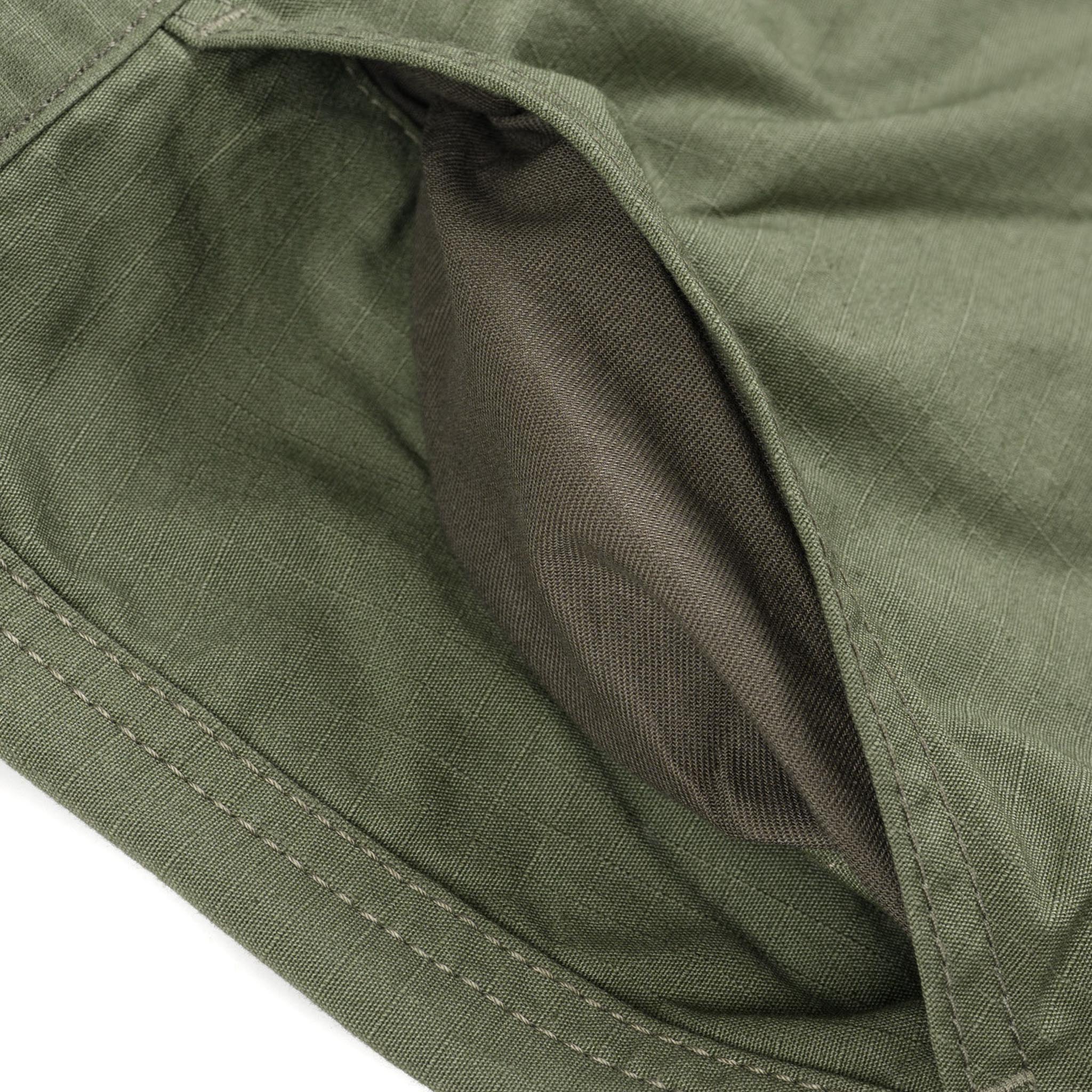 IH-746-GRN 8oz Ripstop Wide Pants Army Green | BlackBlue