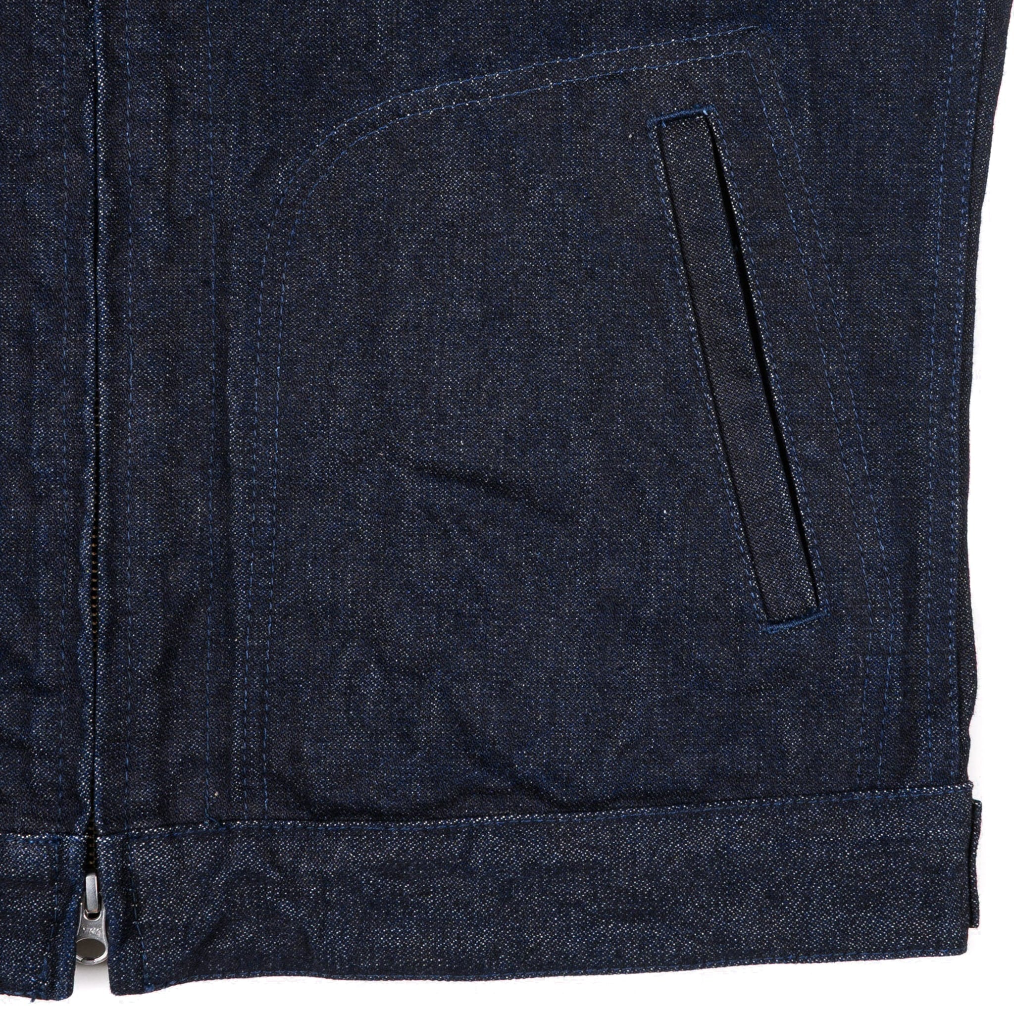 IHJ-122-IND 14oz Broken Twill Selvedge Denim Work Jacket - Indigo