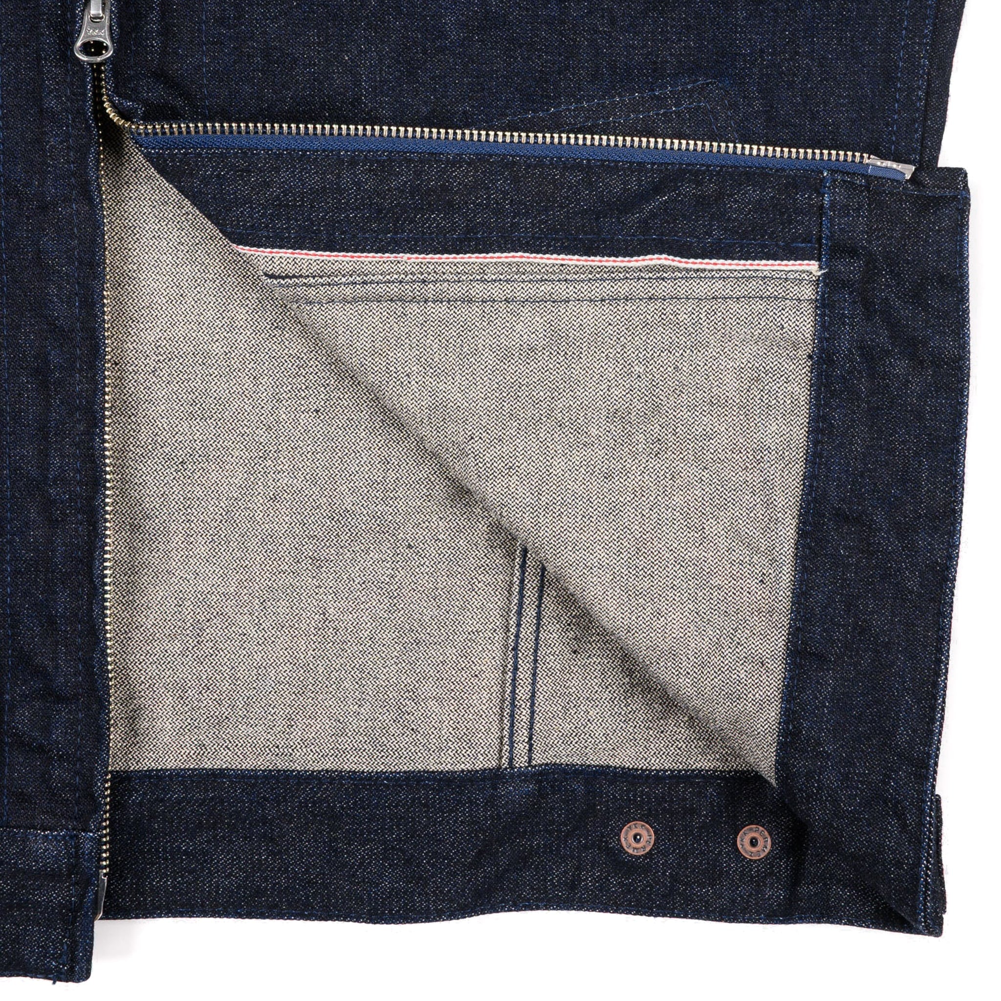 IHJ-122-IND 14oz Broken Twill Selvedge Denim Work Jacket - Indigo
