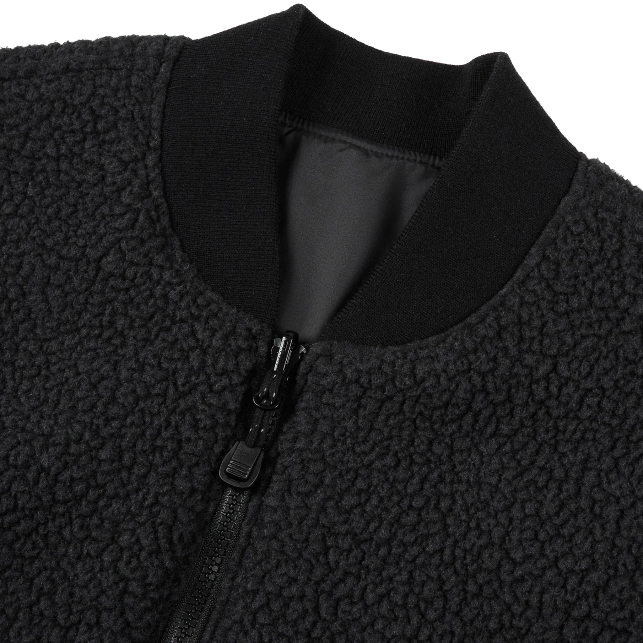 IHJ-157-BLK Reversible Fleece Jacket - Black