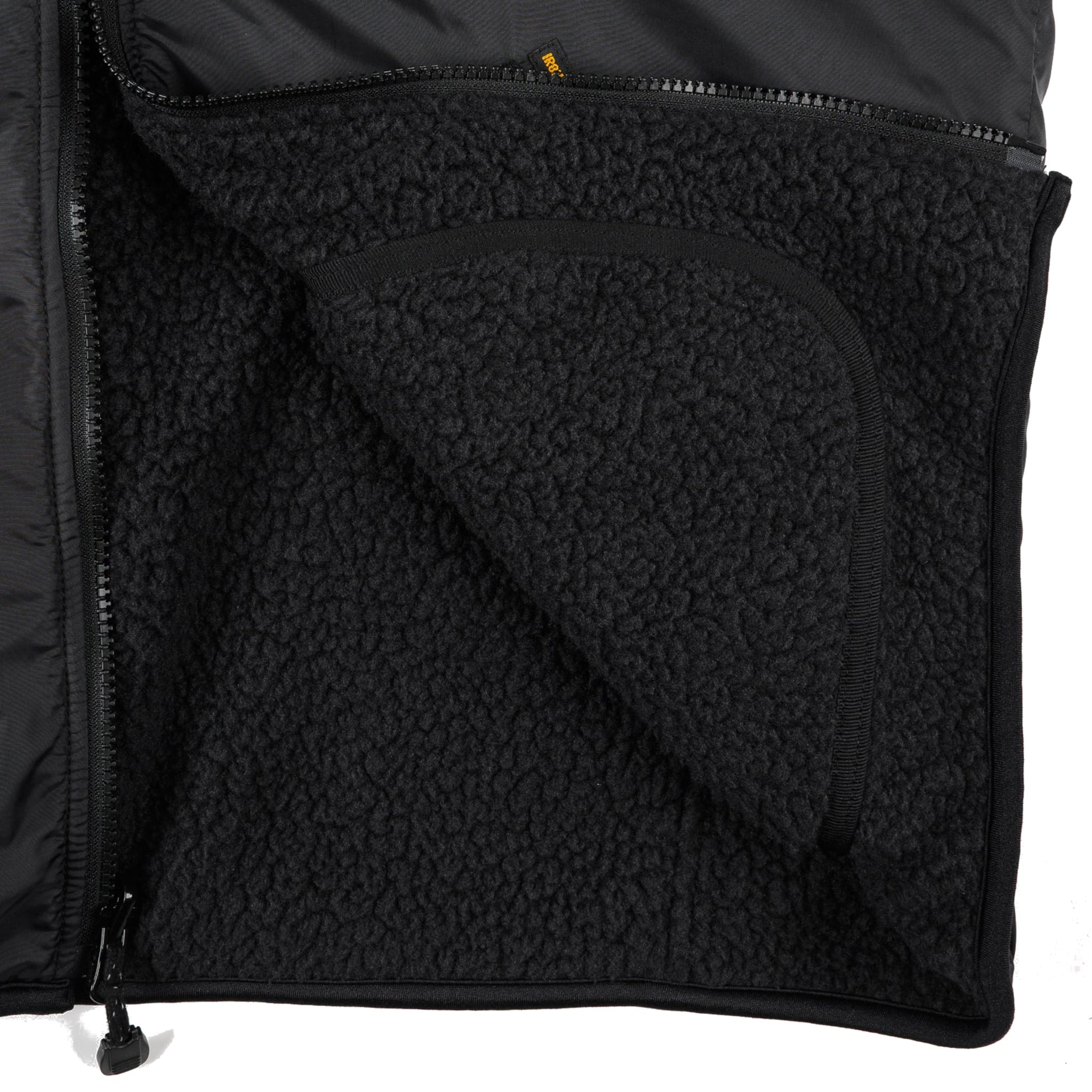 IHJ-157-BLK Reversible Fleece Jacket - Black