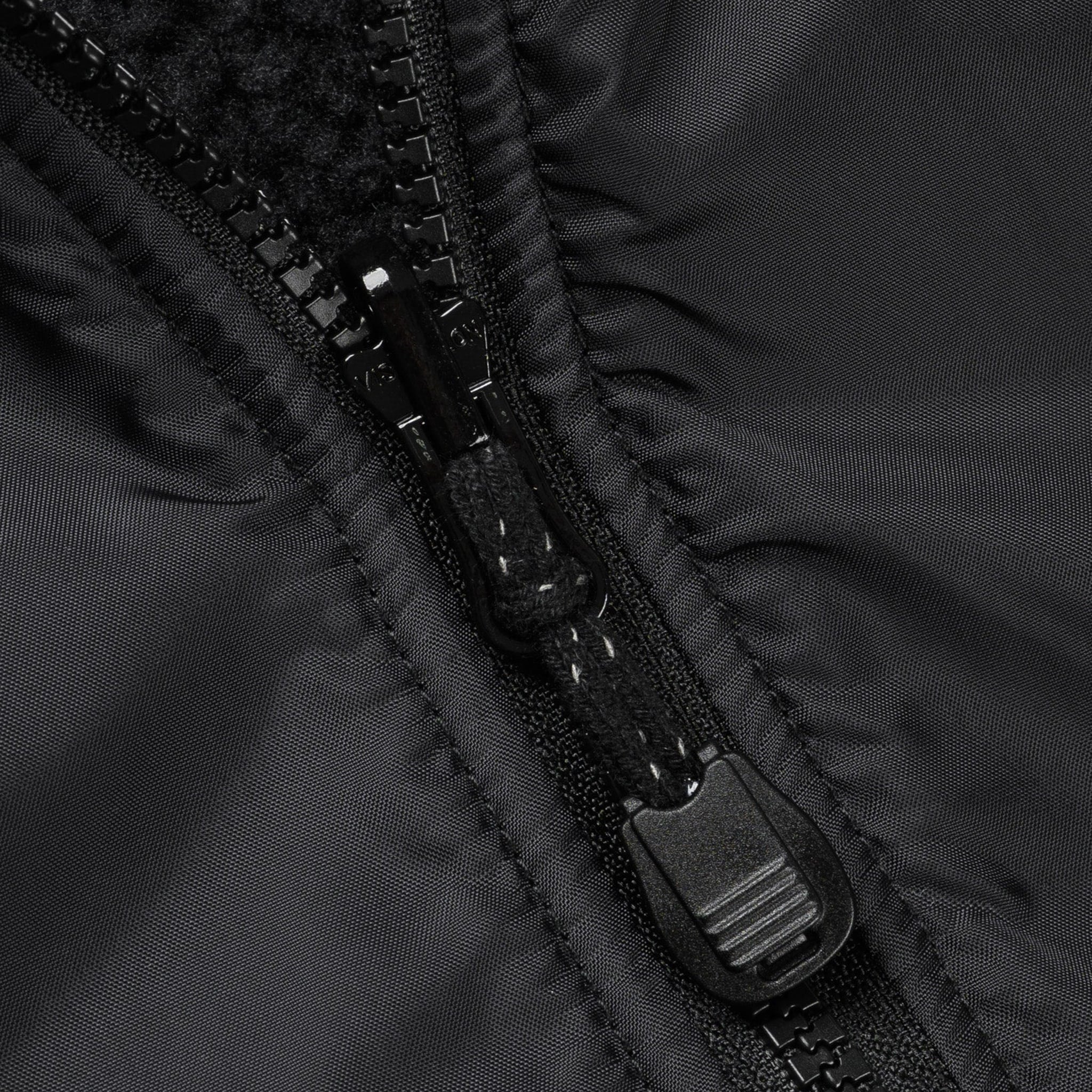 IHJ-157-BLK Reversible Fleece Jacket - Black