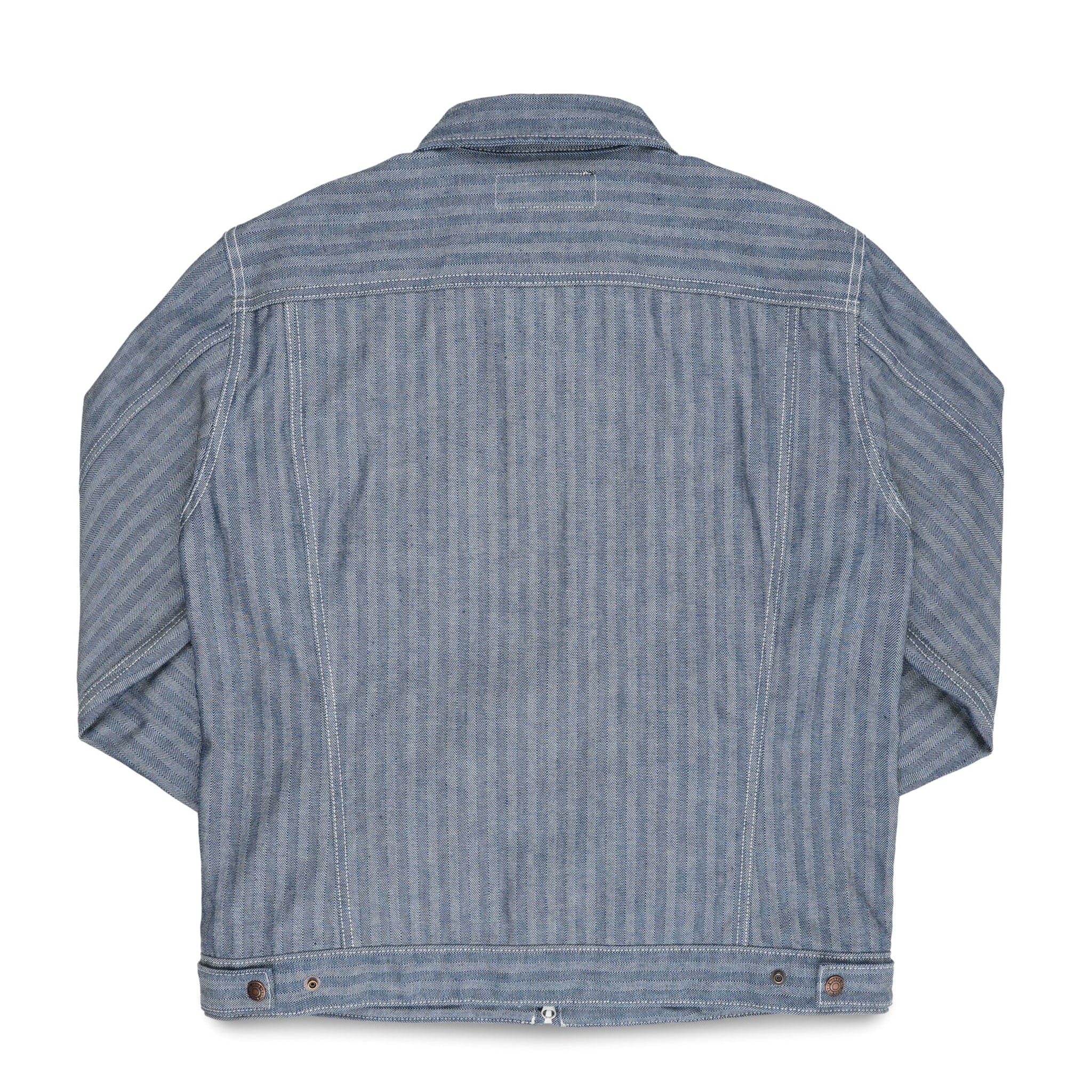 IHJ-164-IND 10.5oz Herringbone Work Jacket - Indigo