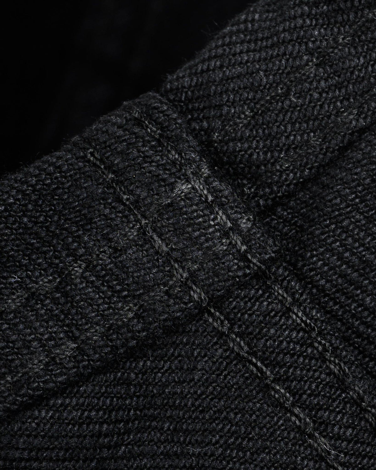 IHJ-86 14oz Selvedge Denim Modified Type III Jacket - Black/Black