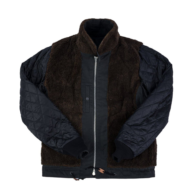 IHM-13-BLK Oiled Whipcord N1 Deck Jacket - Black