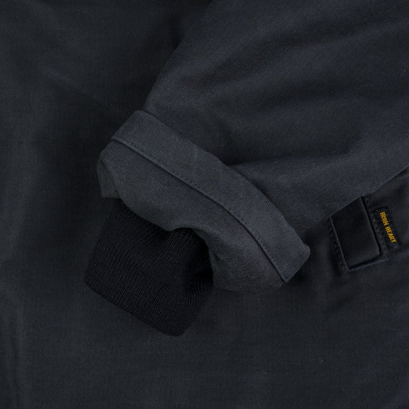 IHM-13-BLK Oiled Whipcord N1 Deck Jacket - Black