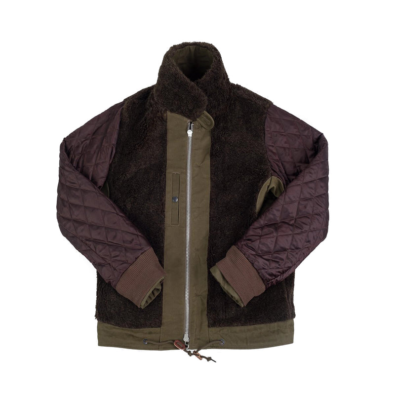 IHM-13-OLV Oiled Whipcord N1 Deck Jacket - Olive