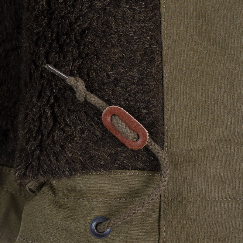 IHM-13-OLV Oiled Whipcord N1 Deck Jacket - Olive