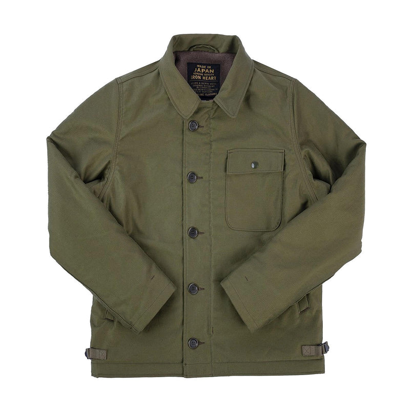 IHM-40-GRN Whipcord A2 Deck Jacket - Olive Drab Green