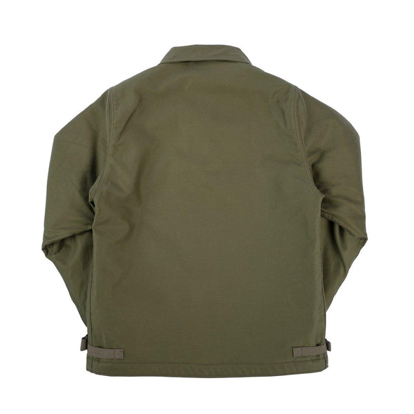 IHM-40-GRN Whipcord A2 Deck Jacket - Olive Drab Green