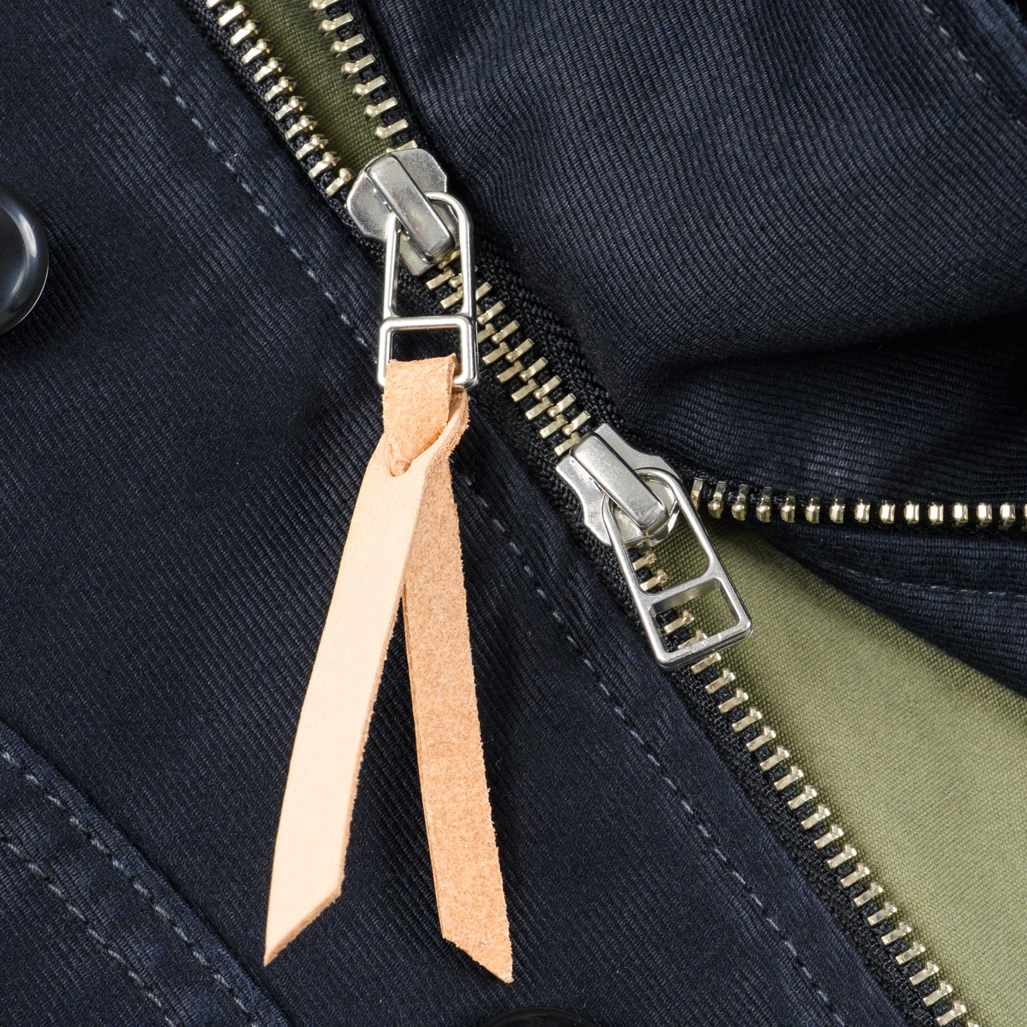 IHM-48-BLK 12oz Whipcord Lightweight N1 Deck Jacket - Black