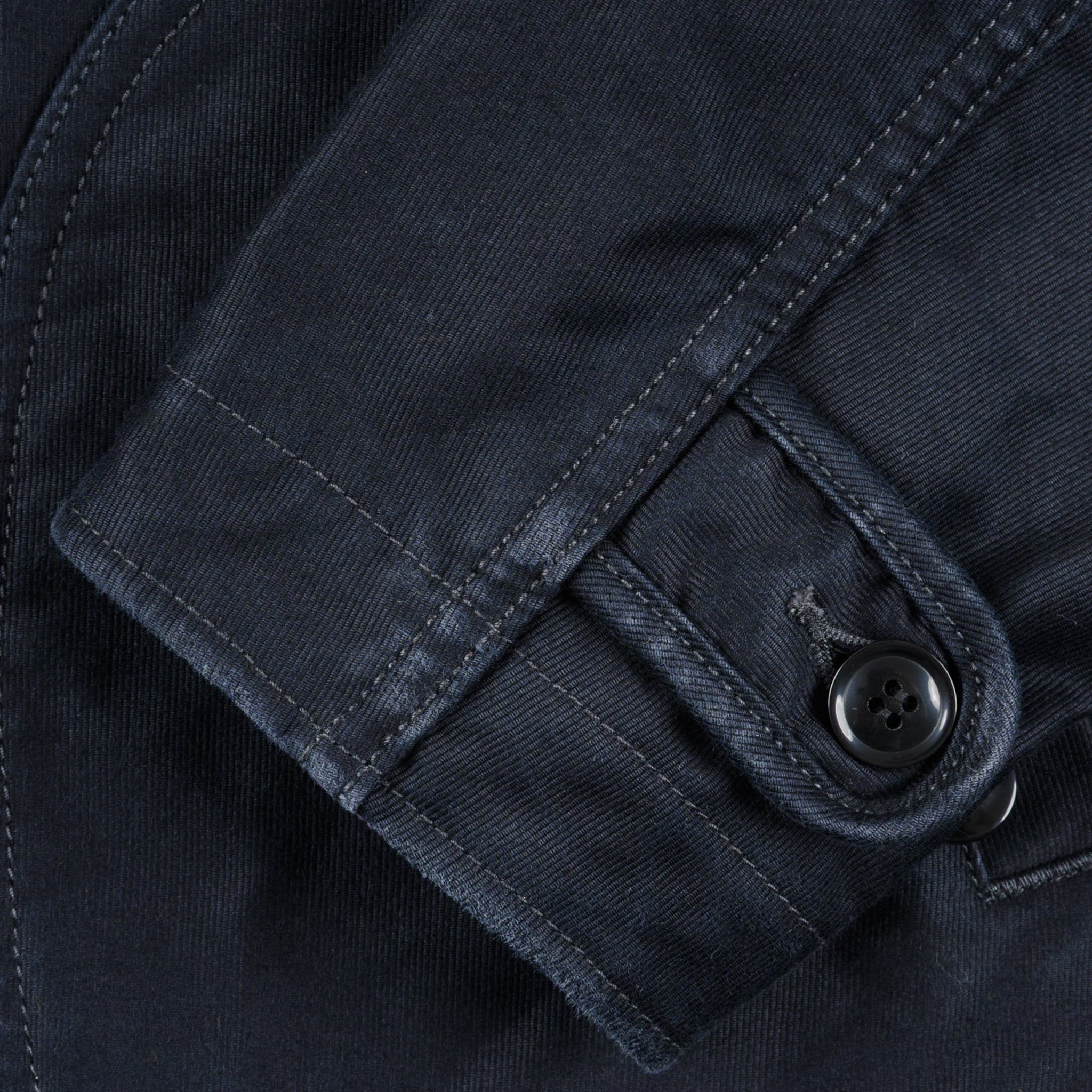 IHM-48-BLK 12oz Whipcord Lightweight N1 Deck Jacket - Black