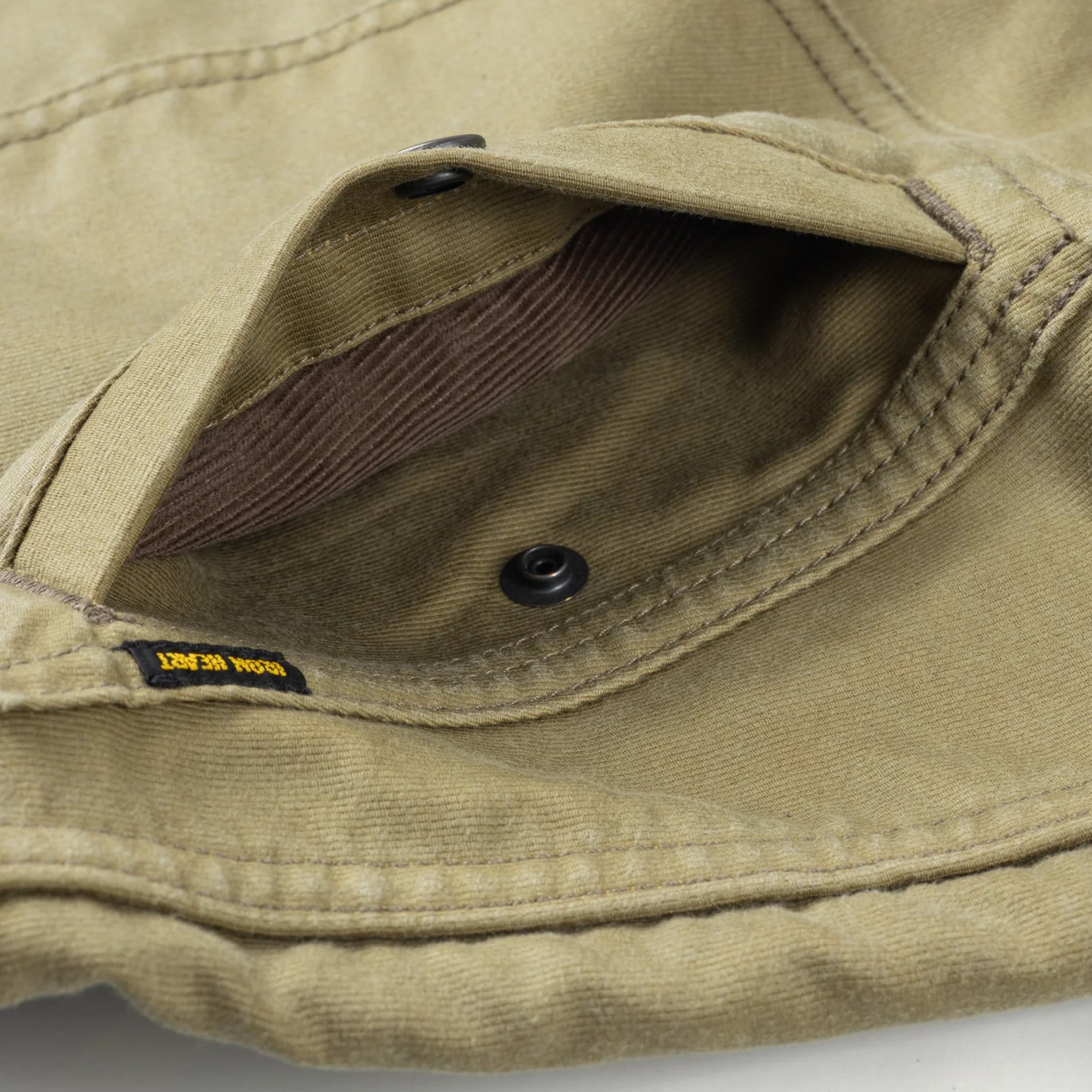 IHM-48-KHA 12oz Whipcord Lightweight N1 Deck Jacket - Khaki