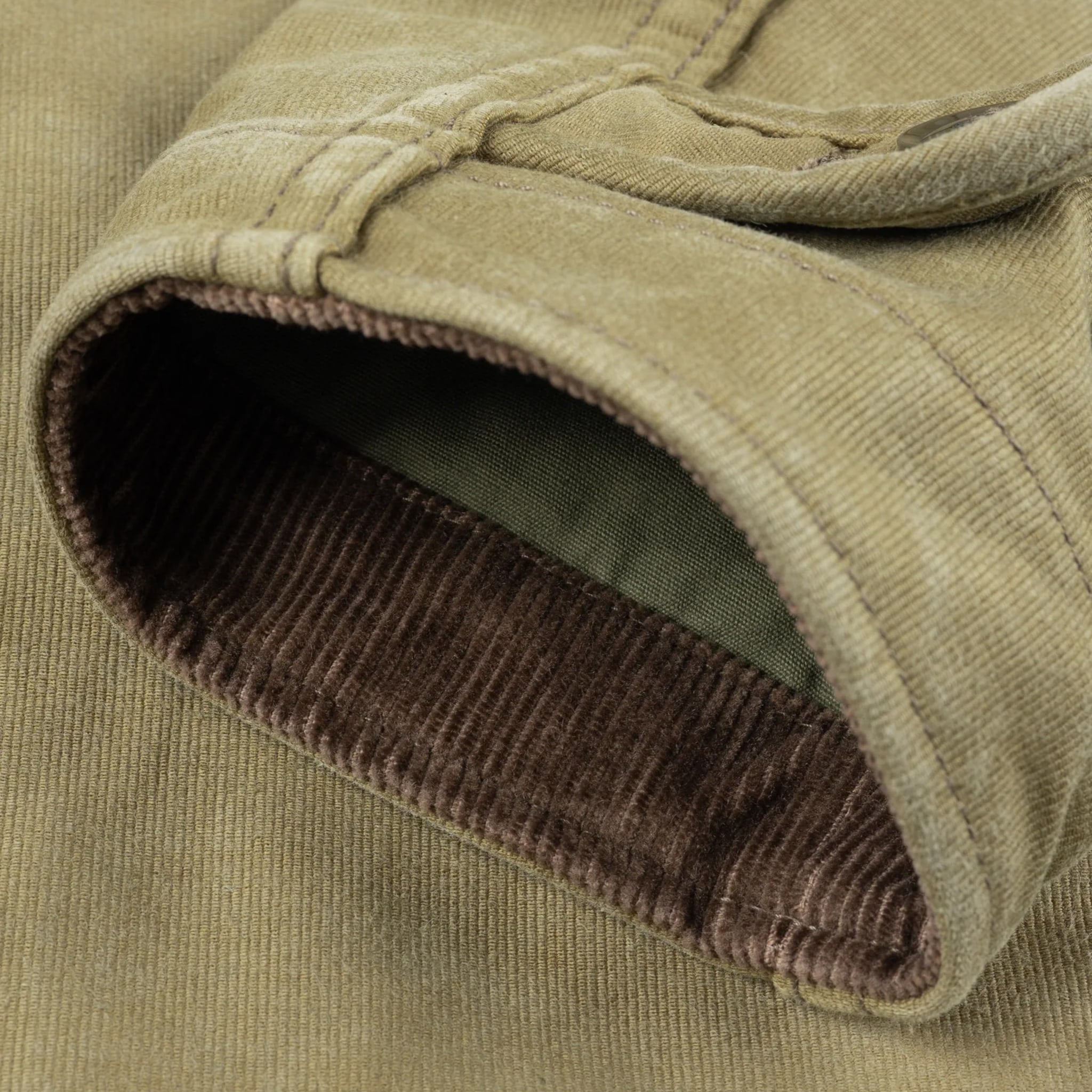 IHM-48-KHA 12oz Whipcord Lightweight N1 Deck Jacket - Khaki