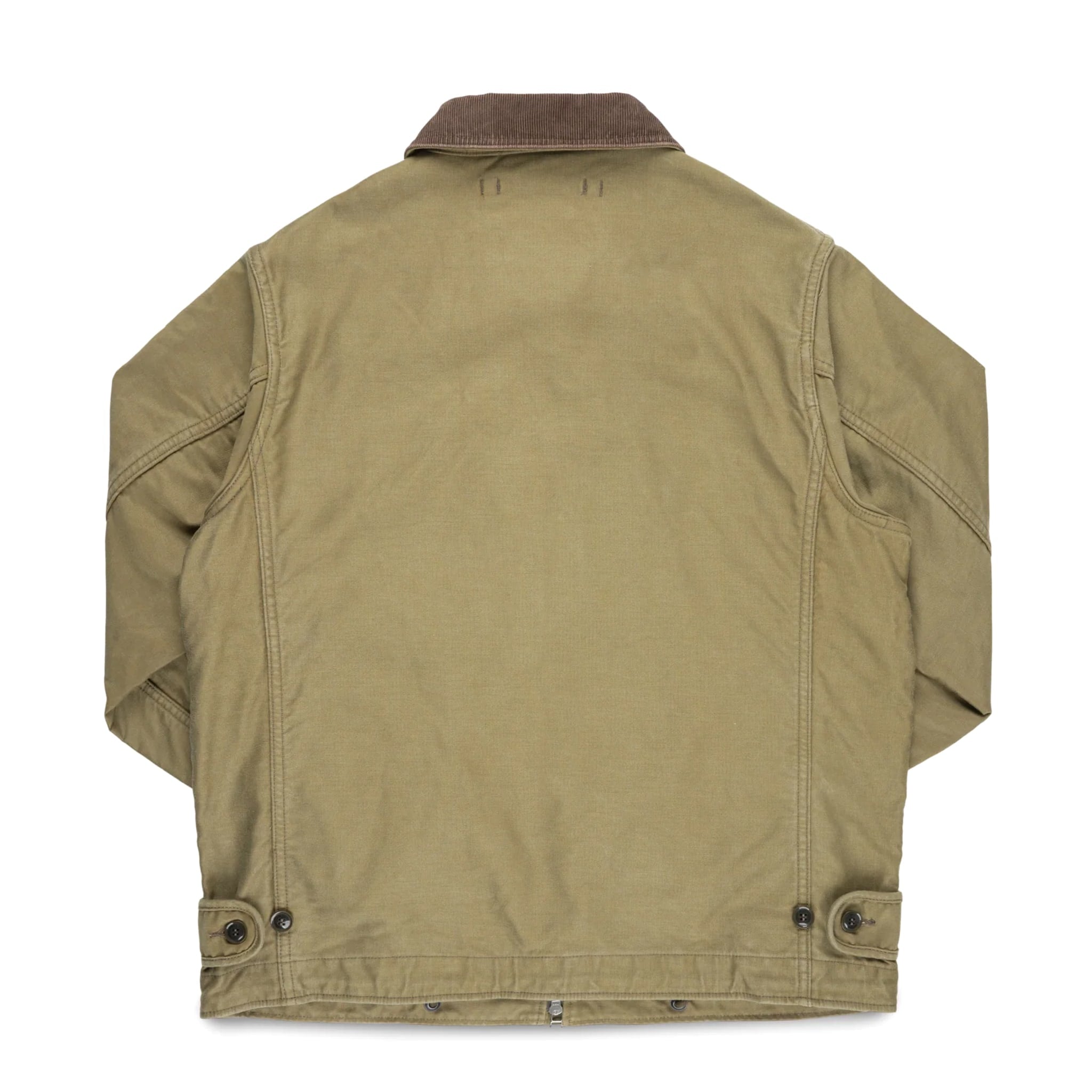 IHM-48-KHA 12oz Whipcord Lightweight N1 Deck Jacket - Khaki