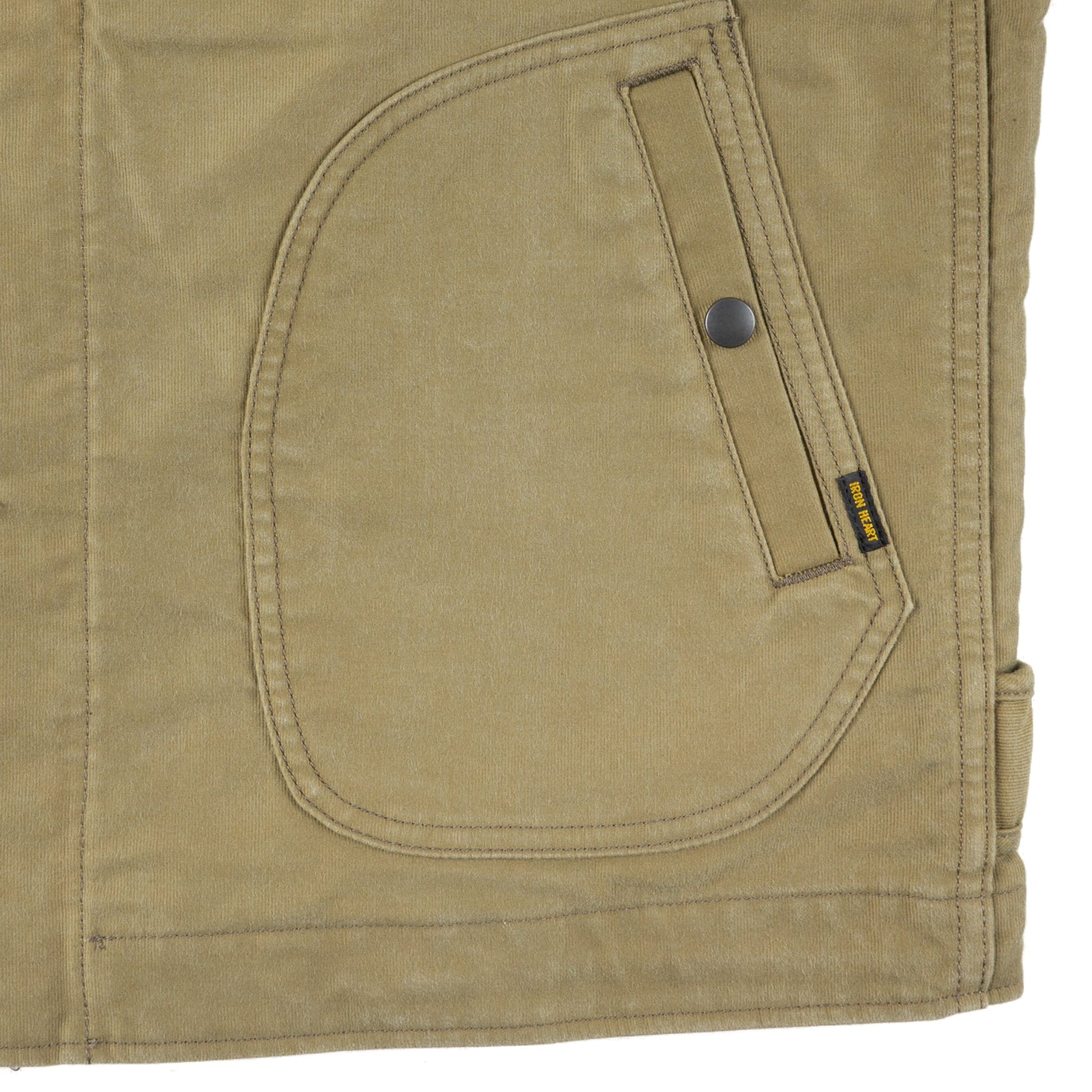 IHM-48-KHA 12oz Whipcord Lightweight N1 Deck Jacket - Khaki