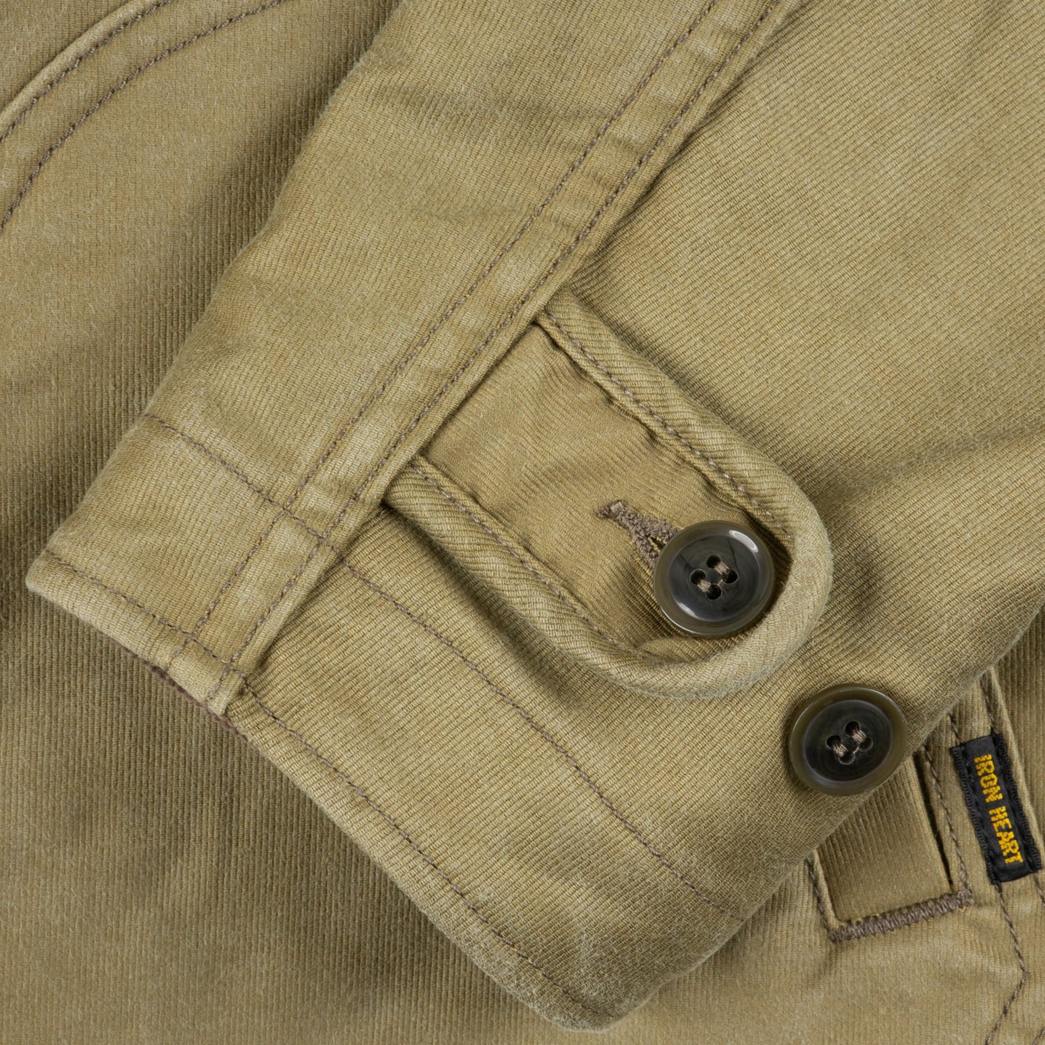 IHM-48-KHA 12oz Whipcord Lightweight N1 Deck Jacket - Khaki