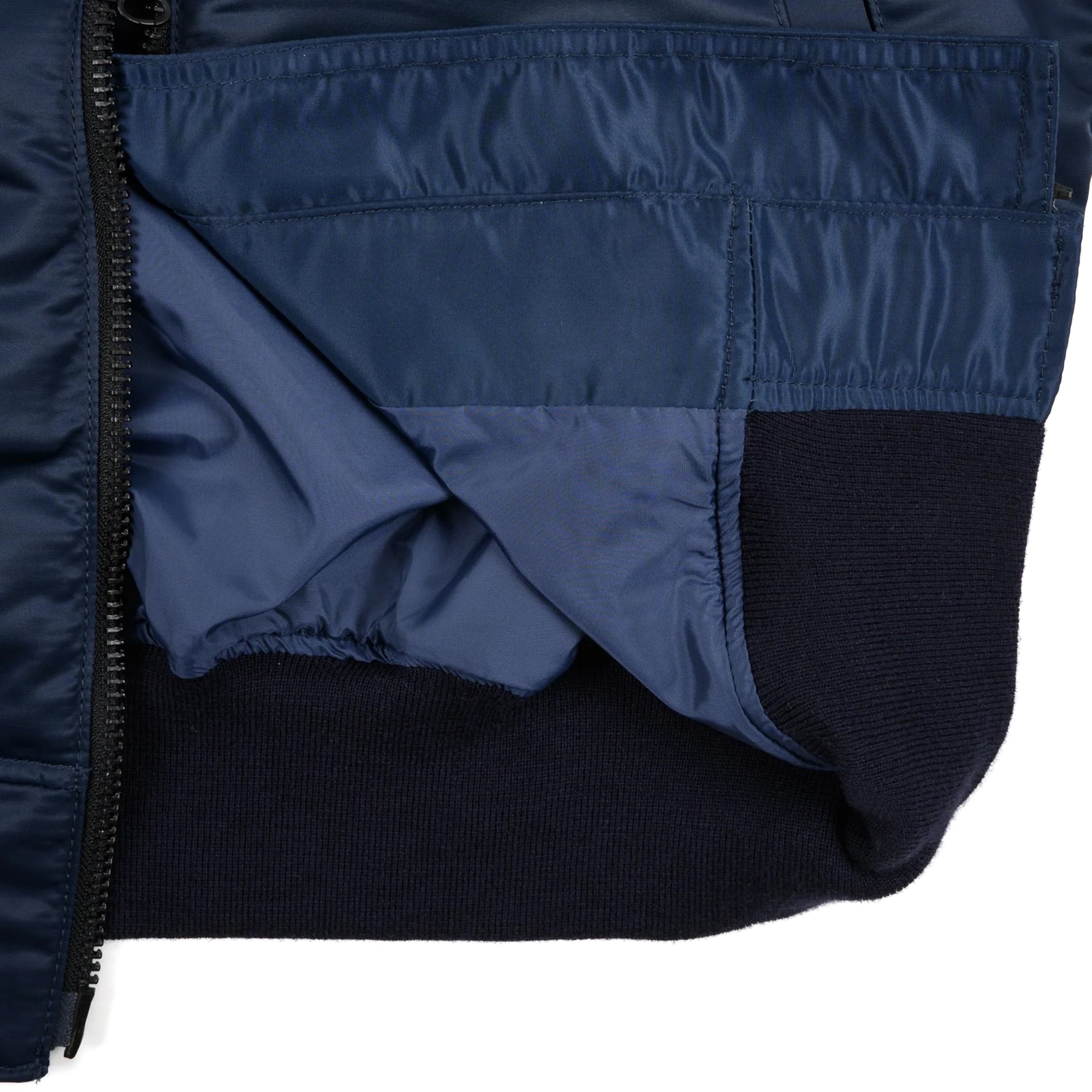Iron Heart IHM-50-NAV 4.8oz Nylon Type L-2B Jacket Navy | BlackBlue