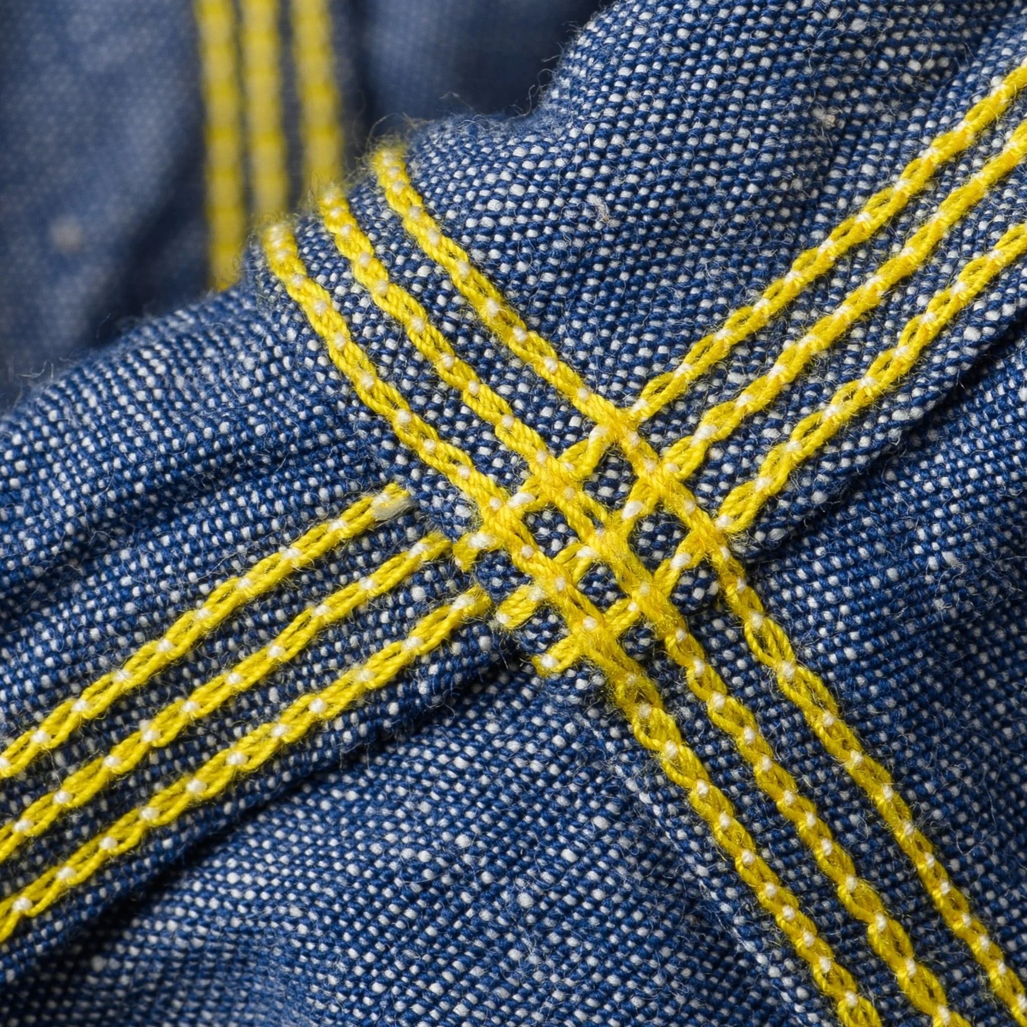 IHSH-21-BLU 10oz Selvedge Chambray Work Shirt - Blue