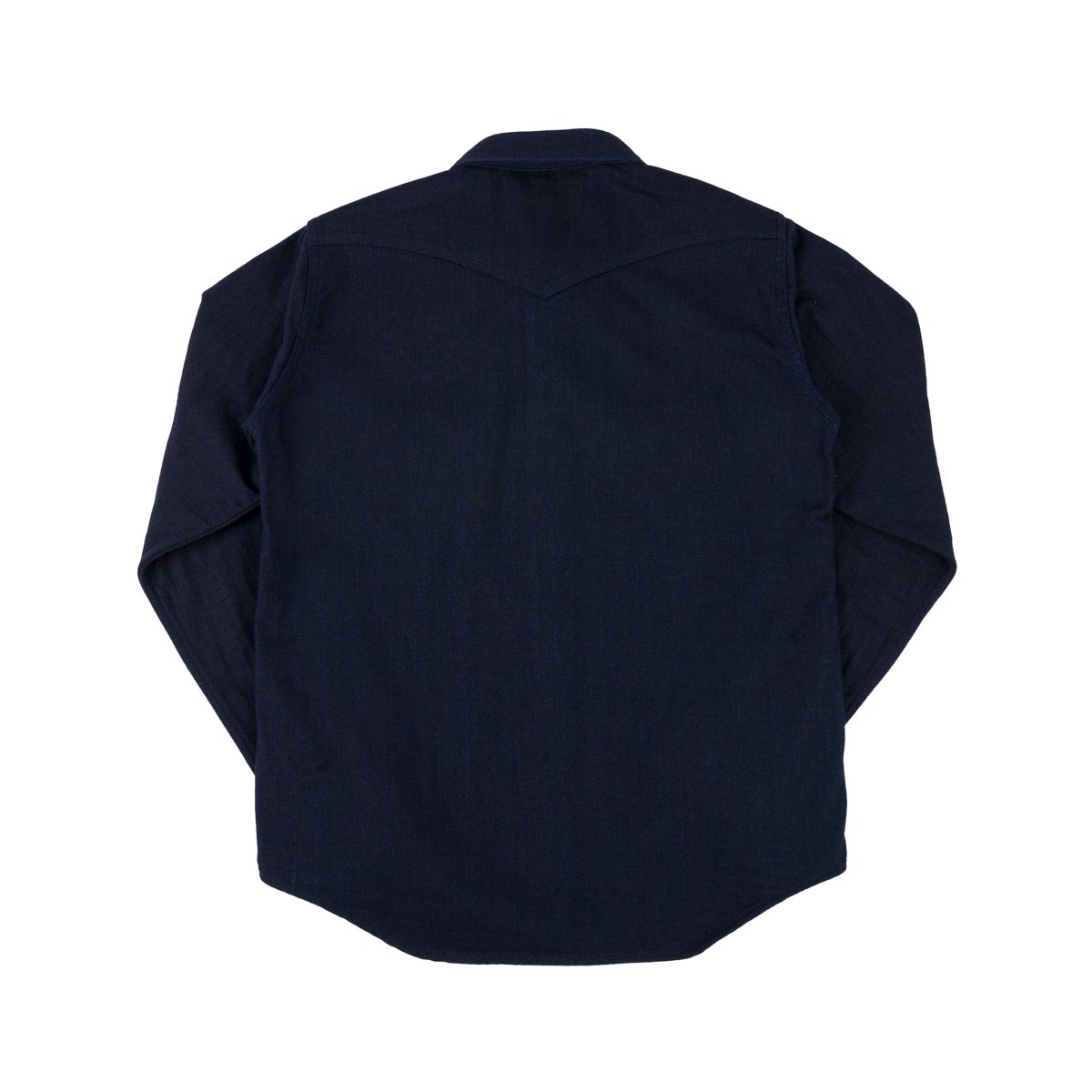 IHSH-368-IND 14oz Double Cloth Western Shirt - Indigo