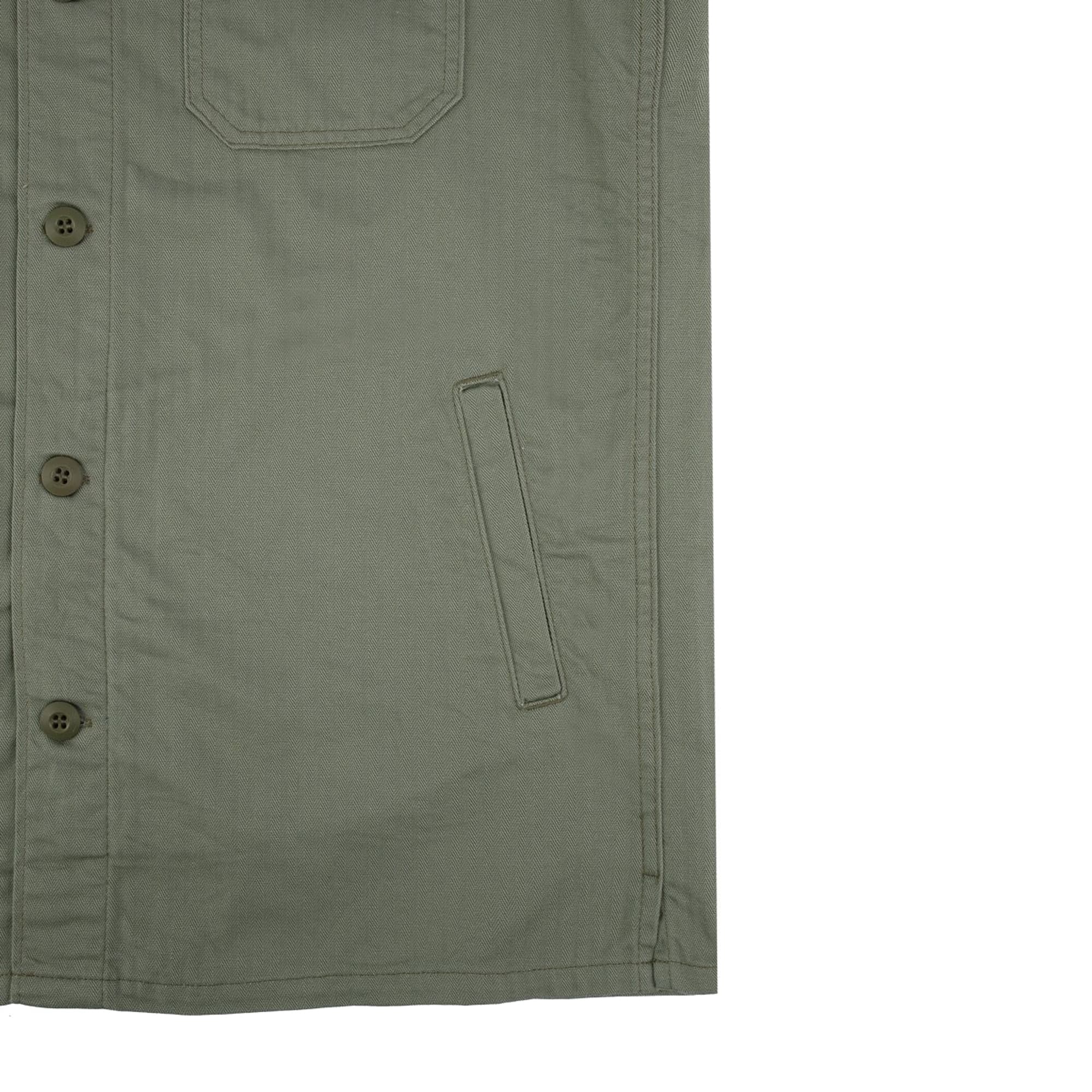 IHSH-385-ODG 9oz Herringbone Military Shirt - Olive Drab Green