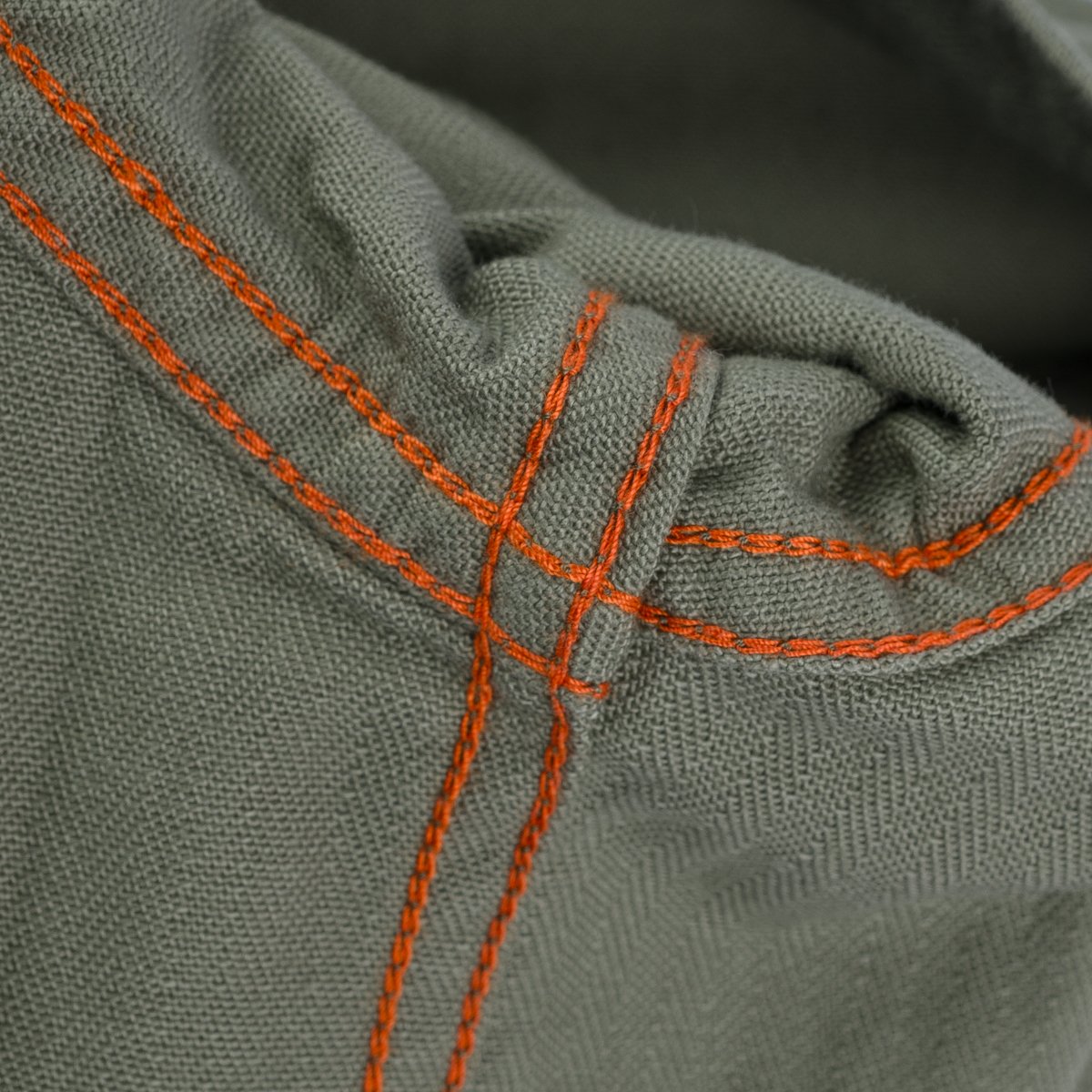 IHSH-385-ODG 9oz Herringbone Military Shirt - Olive Drab Green