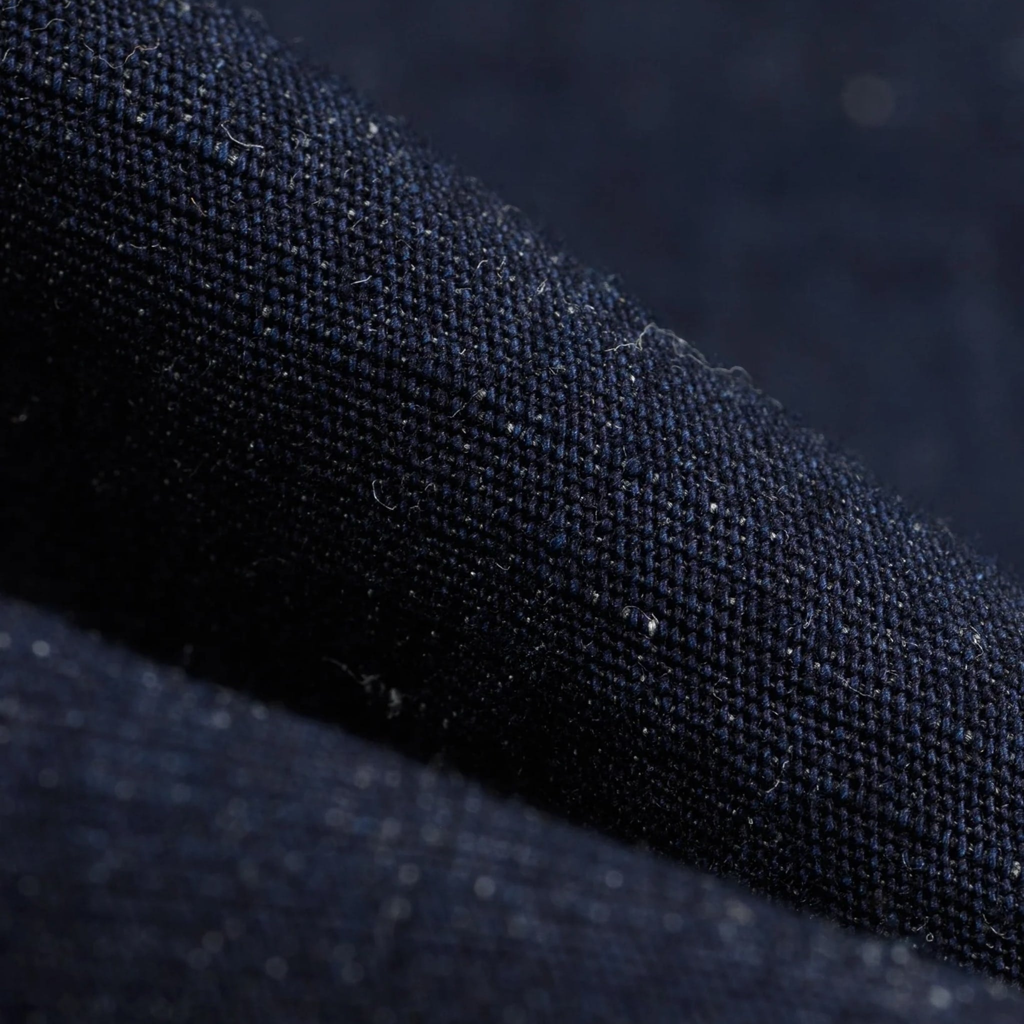 IHSH-444-IND 7oz Cotton Linen Chambray Western Shirt - Indigo