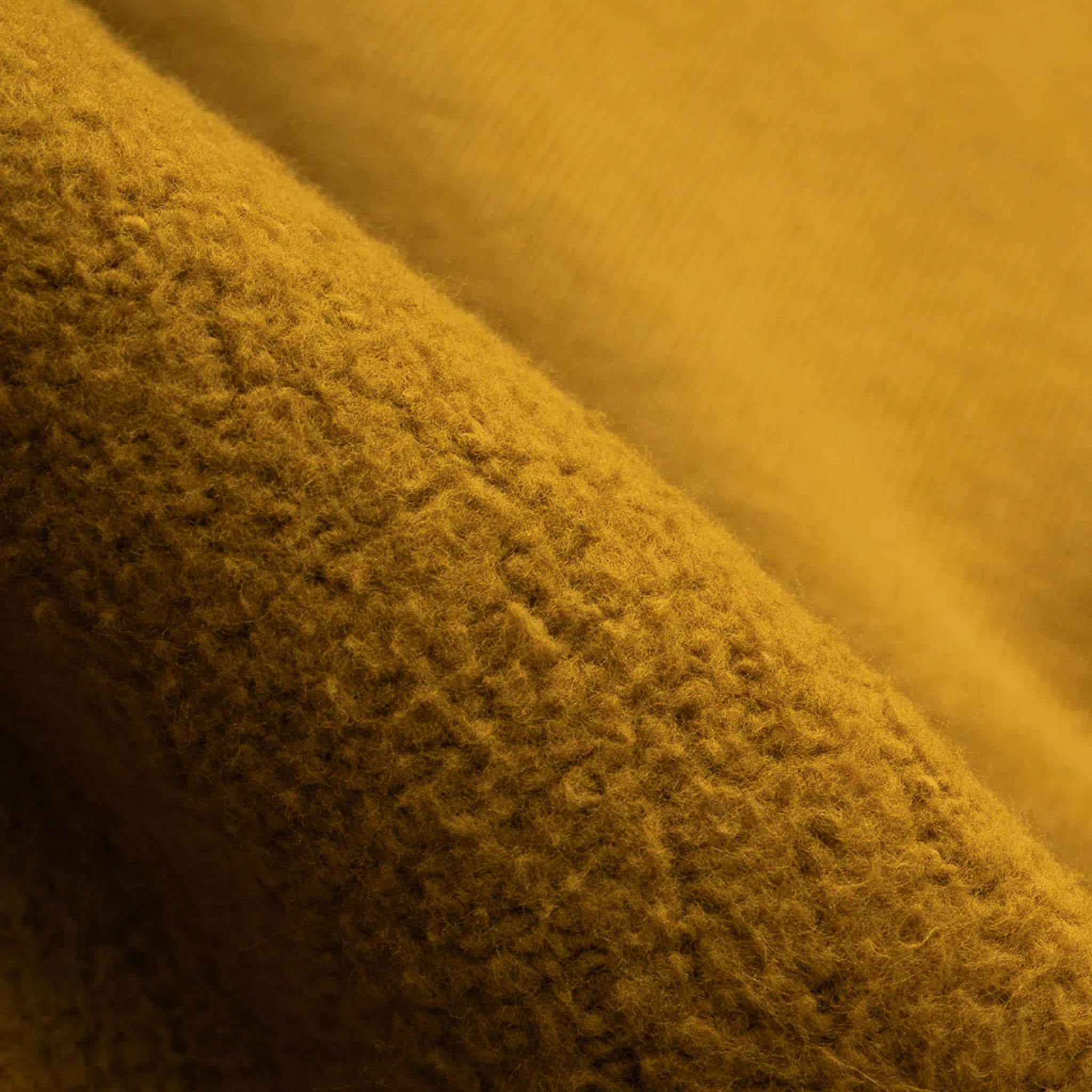 IHSW-81L-MUS-NP 14oz Ultra Heavyweight Loopwheel Cotton Zippered Hoodie - Mustard