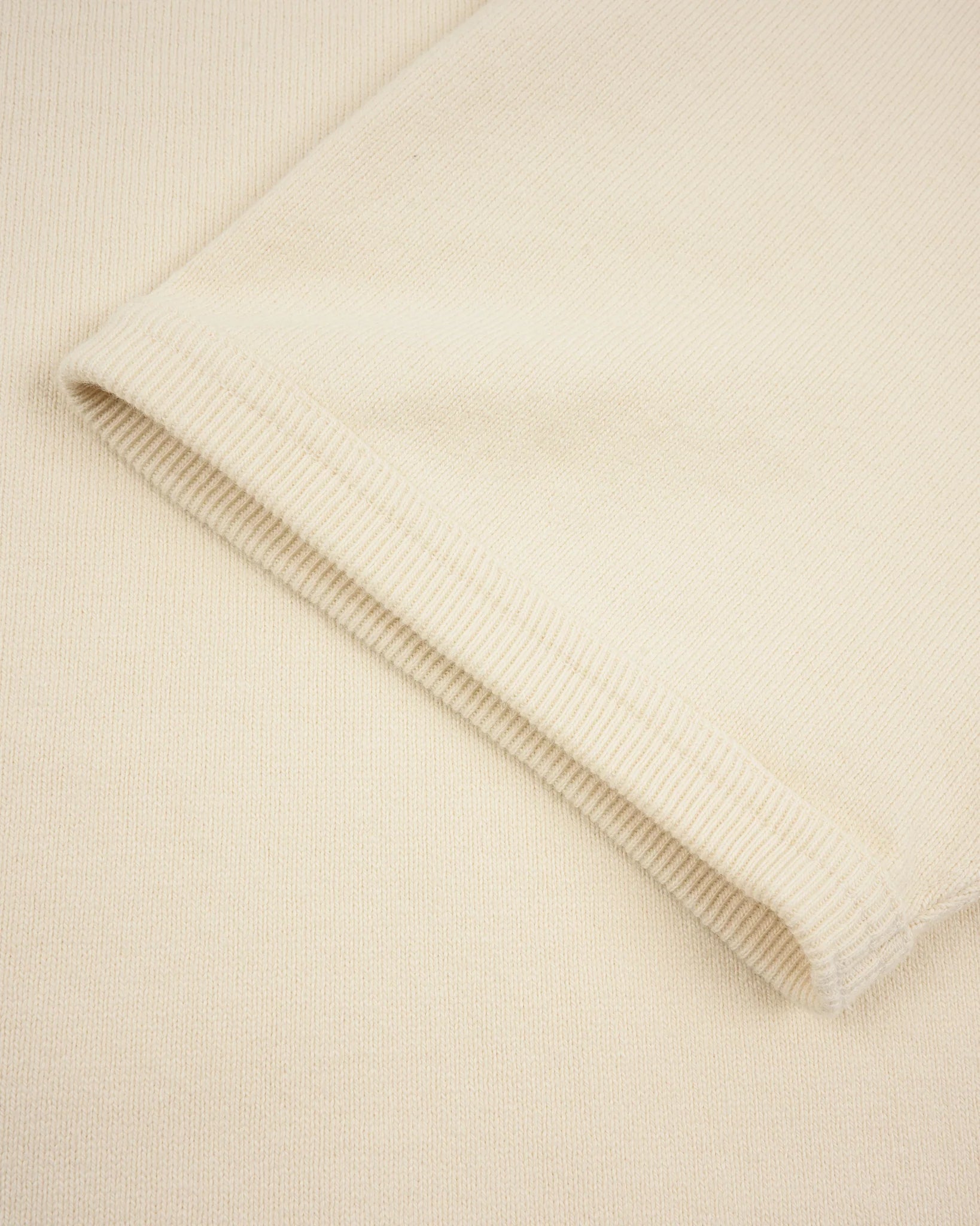 IHT-1600-CRM 11oz Cotton Knit Crew Neck T-Shirt - Cream