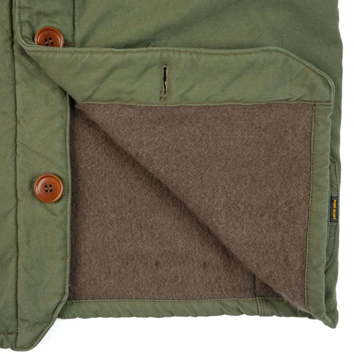 IHV-53-OLV 12oz Selvedge Duck Hunting Vest - Olive