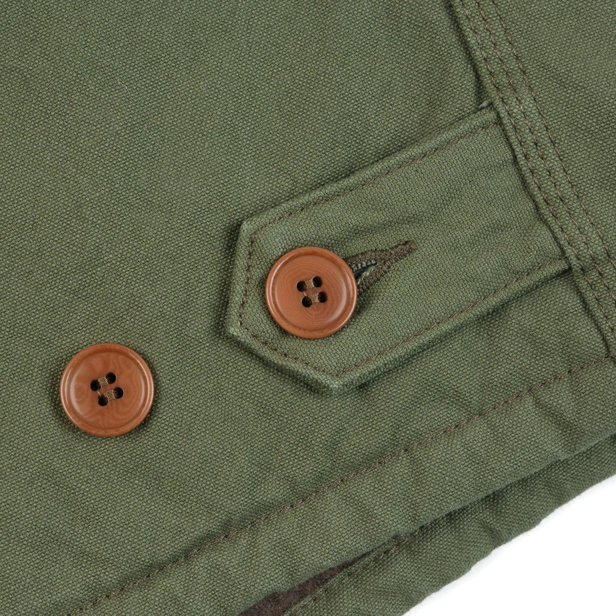 IHV-53-OLV 12oz Selvedge Duck Hunting Vest - Olive