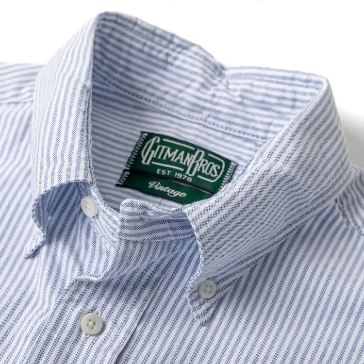 Blue Stripe Oxford