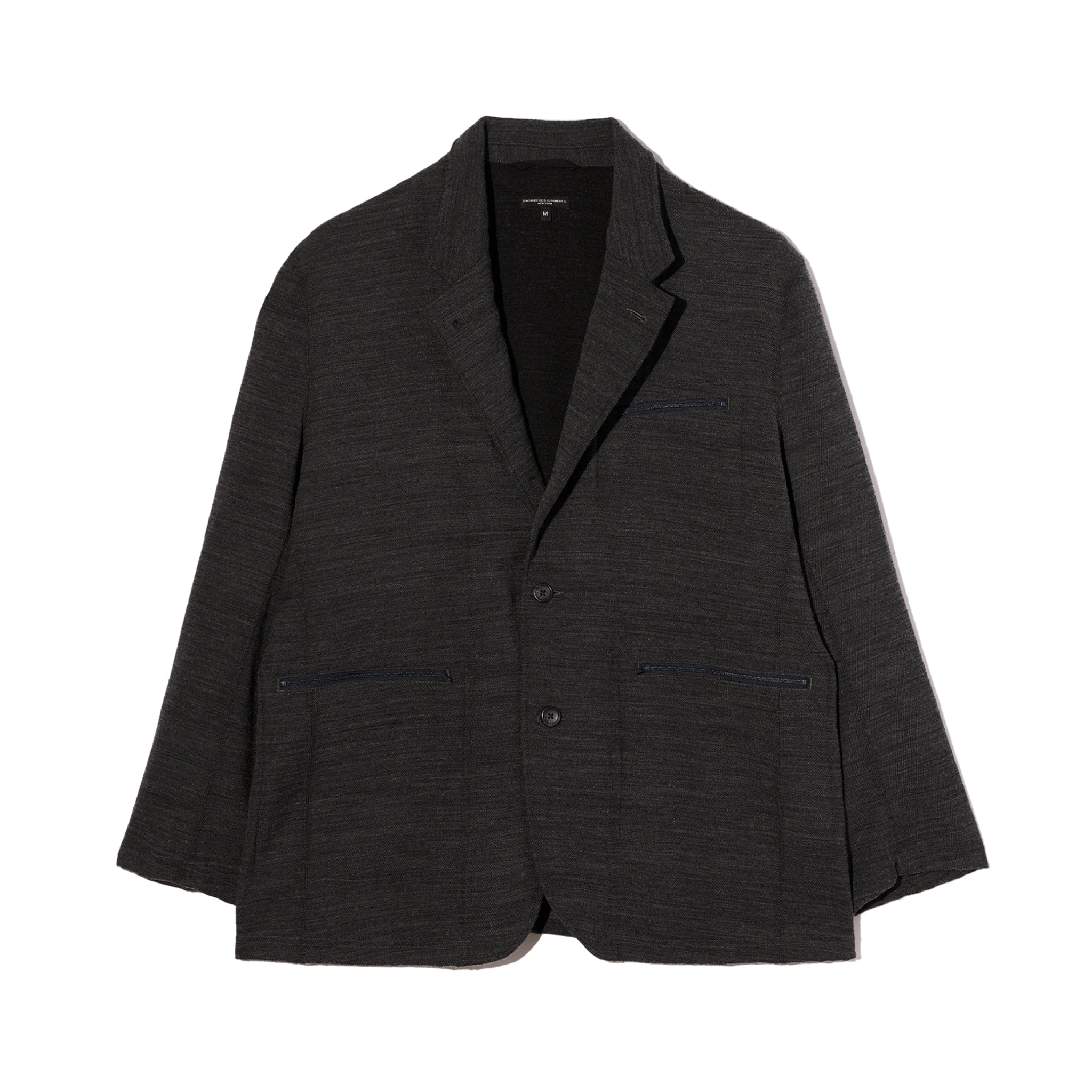 Knit Leisure Jacket - Charcoal Tri Blend Jersey Knit