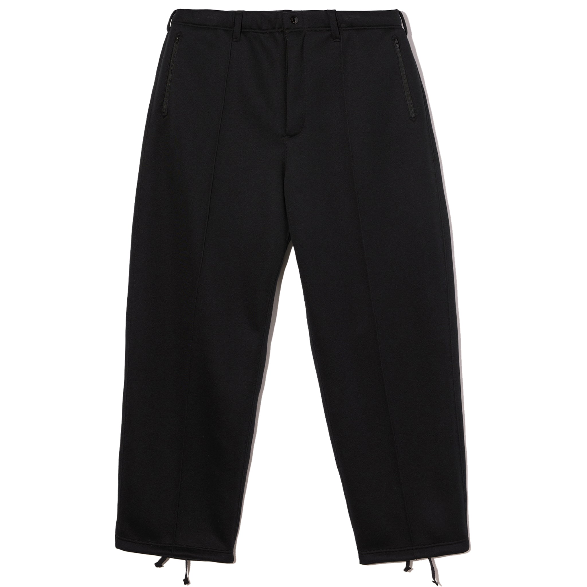 Knit Leisure Pant - Black Polyester Fleece