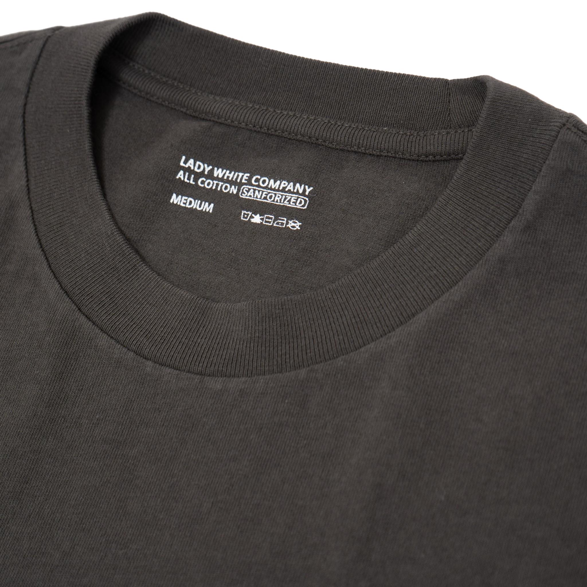 Lady White Co. LW-T102 Municipal T-Shirt Flint | BlackBlue