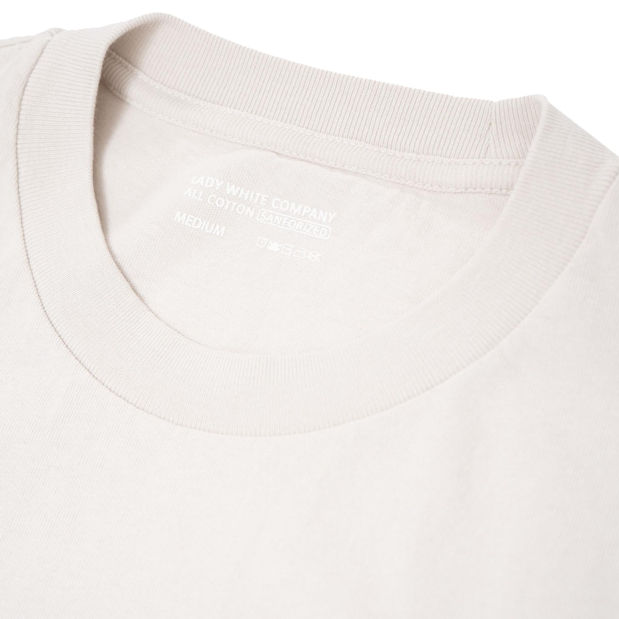 Lady White Co. LW-T102 Municipal T-Shirt Solar Grey | BlackBlue