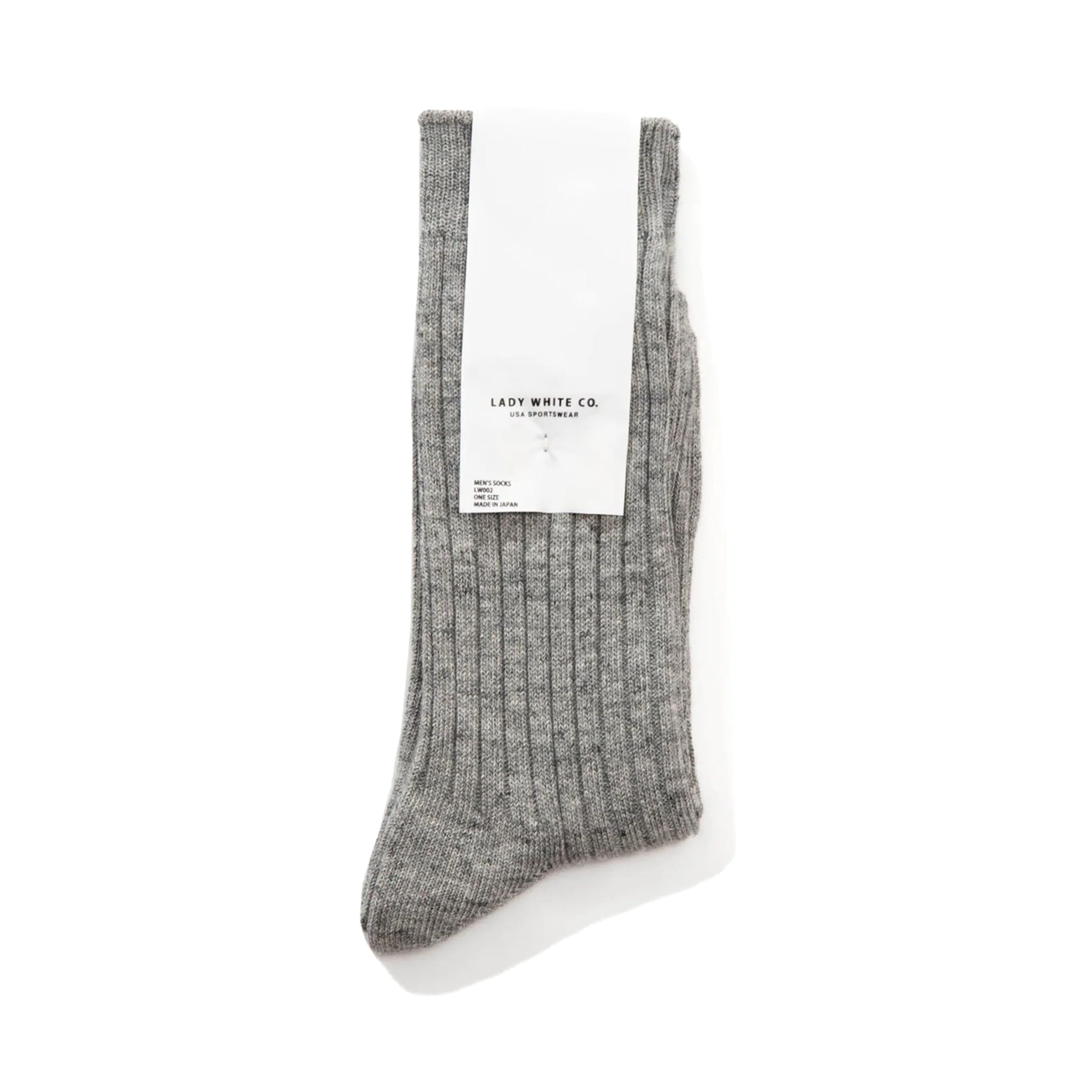 LW002 LWC Socks - Grey Melange