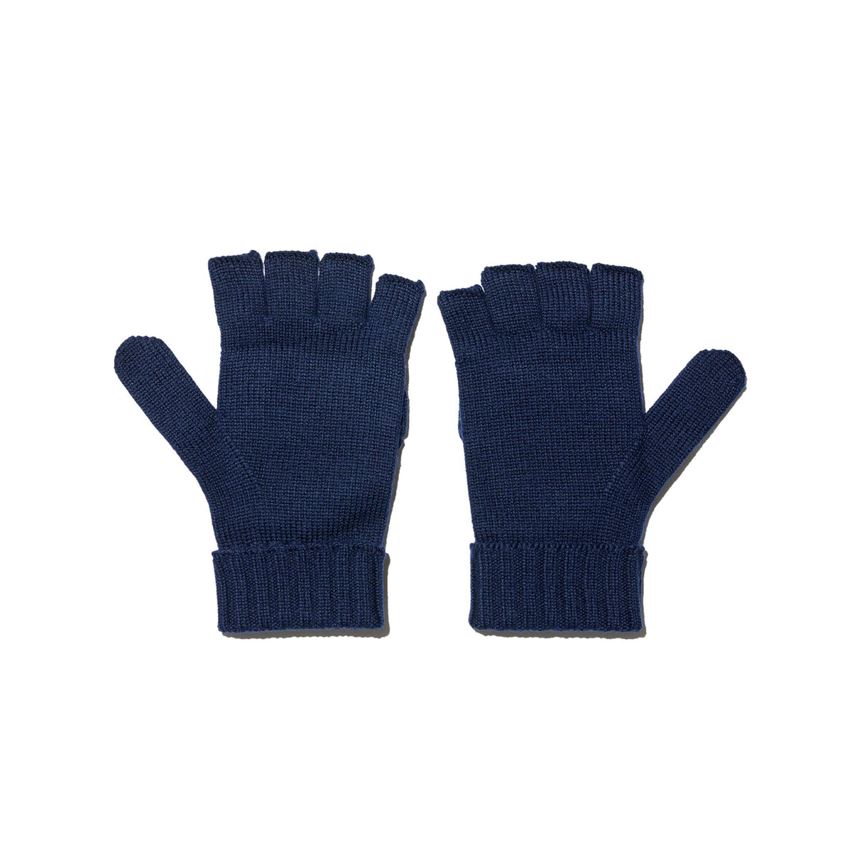 Mitten - Navy Merino Wool