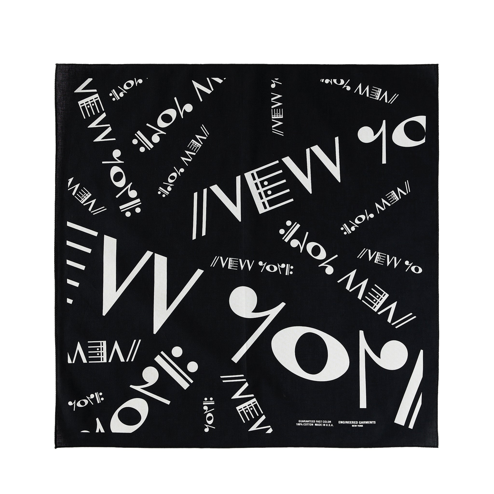 Printed Bandana - Black