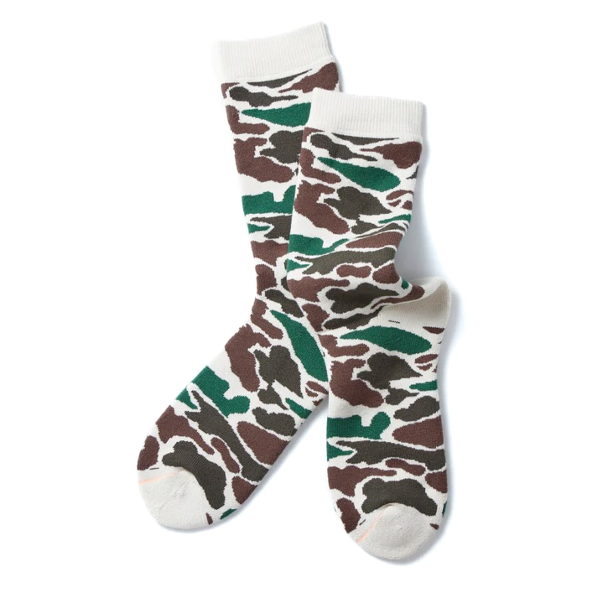 R1339 Pile Camo Crew - Ivory