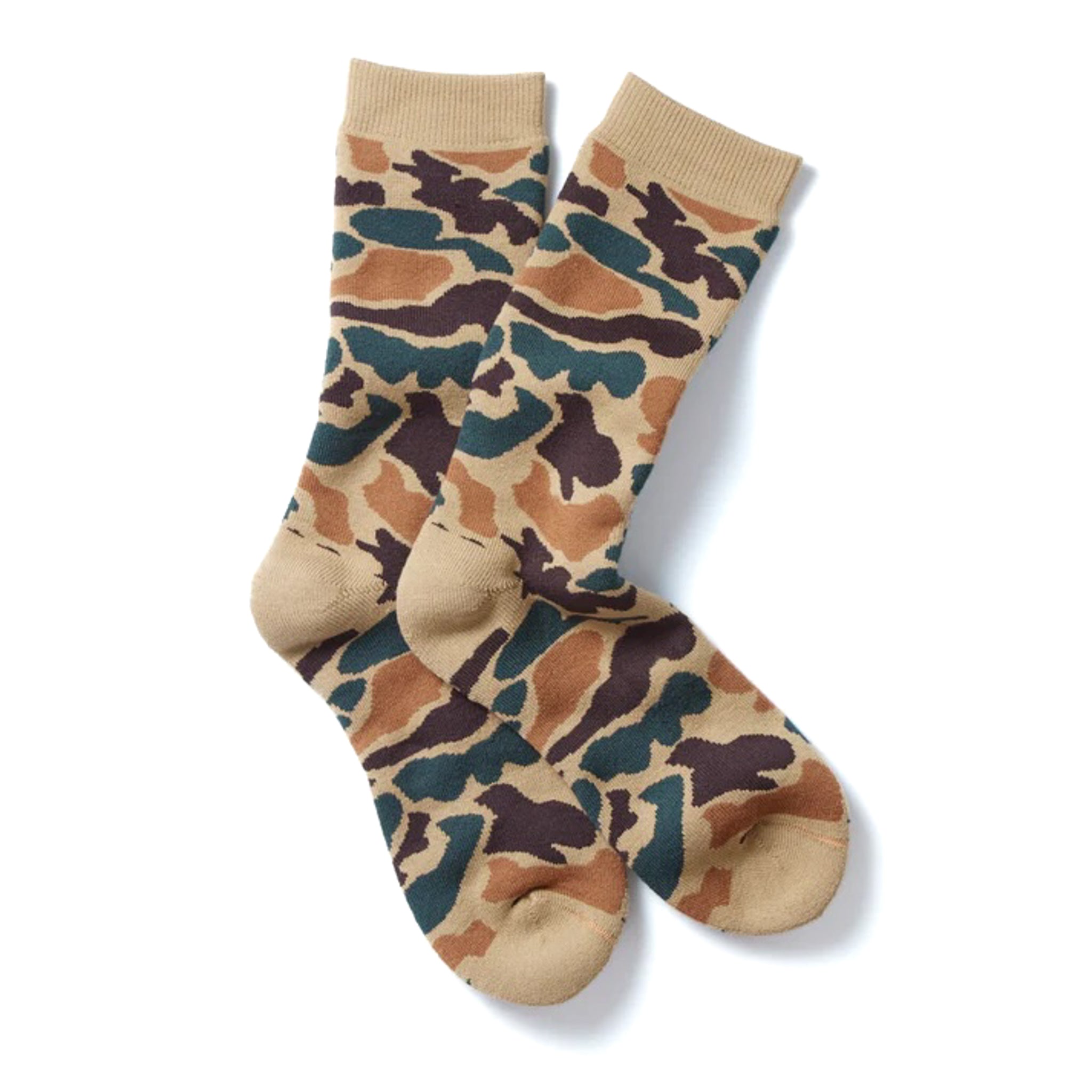 R1339 Pile Camo Crew - Khaki