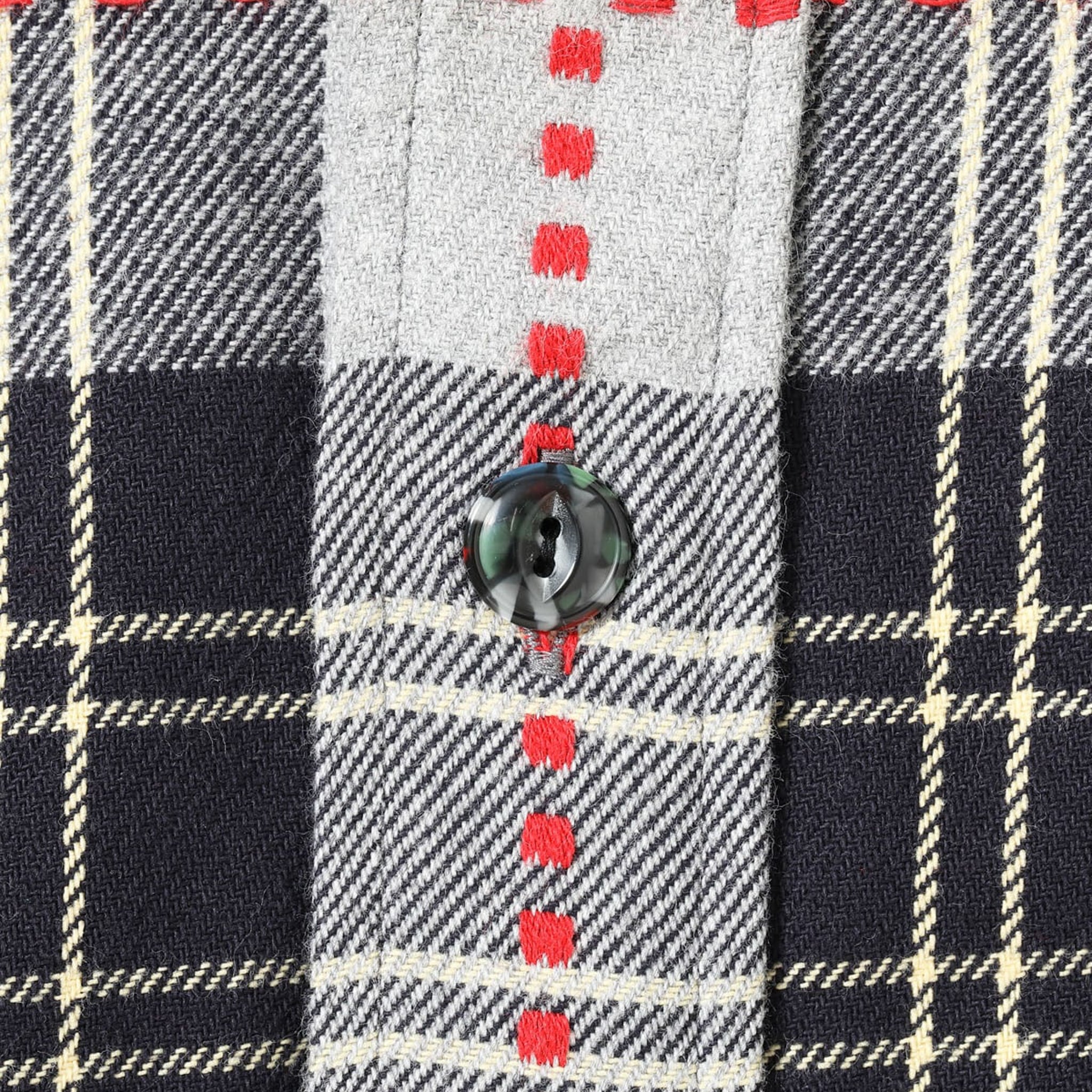 SC29583 Fiction Romance Dobby Check Work Shirt - Grey